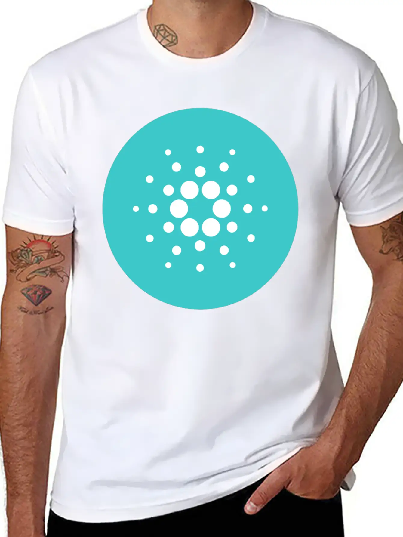 CARDANO ADA Comfortable Minimalist Graphic Tee – Summer Style Essential