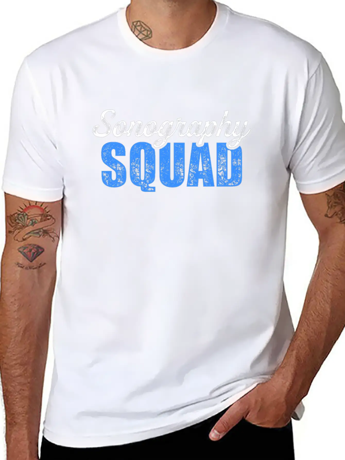 Cardiac Sonographer Echo Tech Squad RDCS Product Unisex Short Sleeve Soft Cotton T-Shirt – Casual Everyday Wear