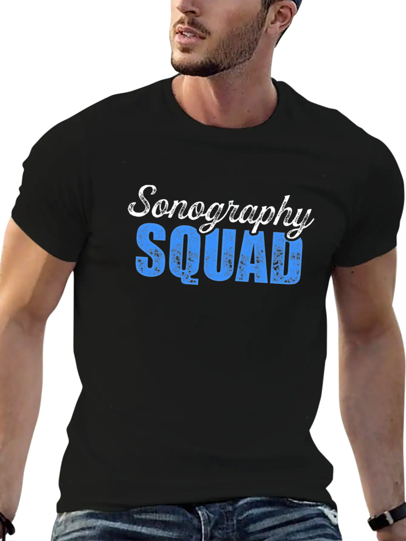 Cardiac Sonographer Echo Tech Squad RDCS Product Unisex Short Sleeve Soft Cotton T-Shirt – Casual Everyday Wear