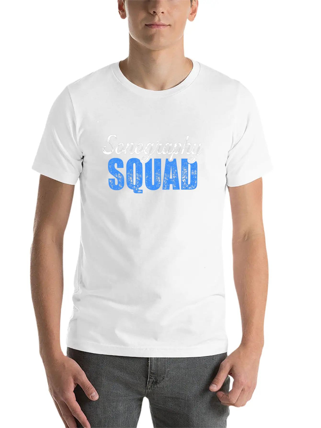 Cardiac Sonographer Echo Tech Squad RDCS Product Unisex Short Sleeve Soft Cotton T-Shirt – Casual Everyday Wear