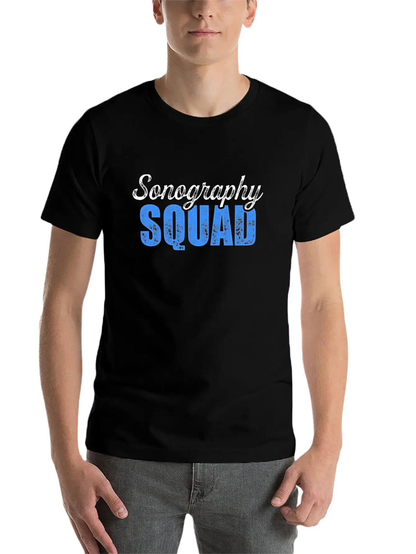 Cardiac Sonographer Echo Tech Squad RDCS Product Unisex Short Sleeve Soft Cotton T-Shirt – Casual Everyday Wear