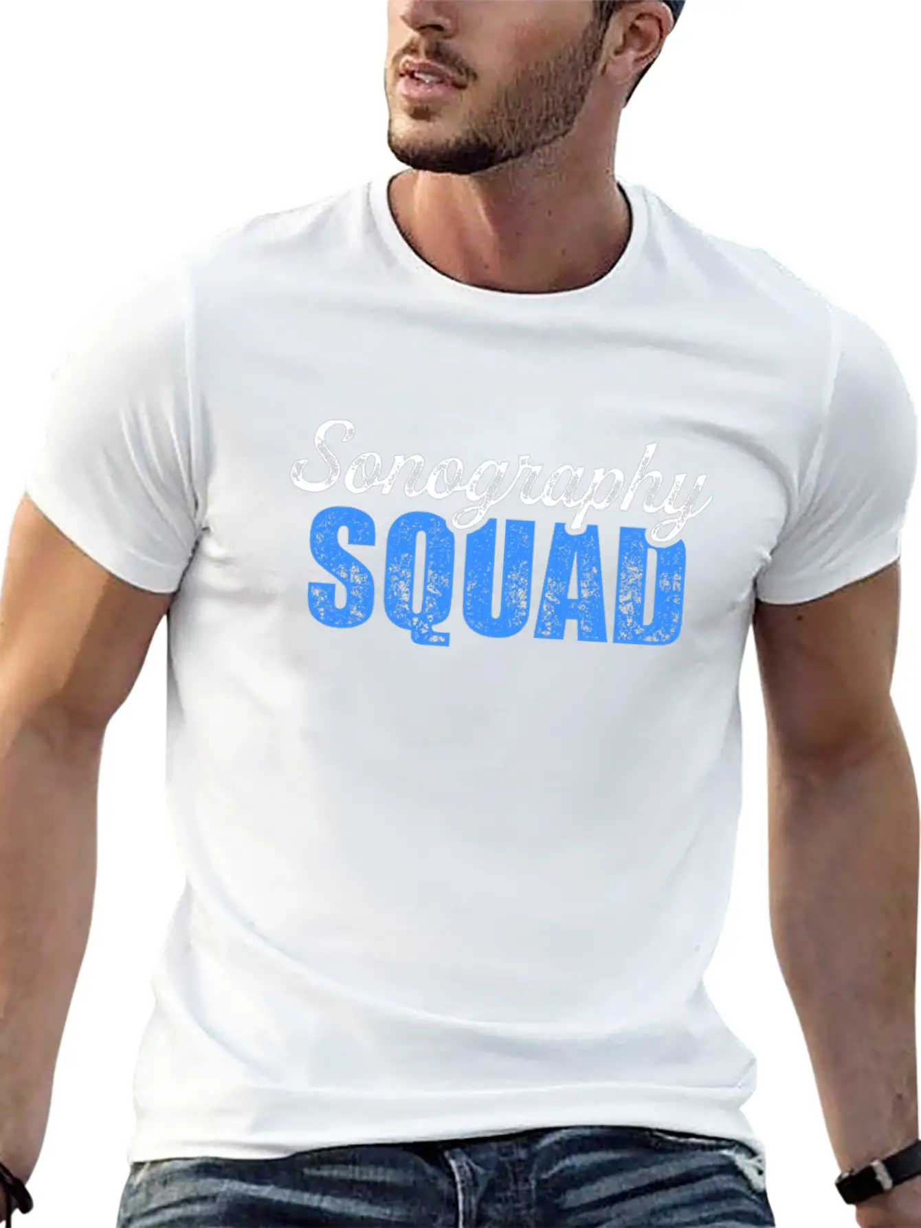 Cardiac Sonographer Echo Tech Squad RDCS Product Unisex Short Sleeve Soft Cotton T-Shirt – Casual Everyday Wear