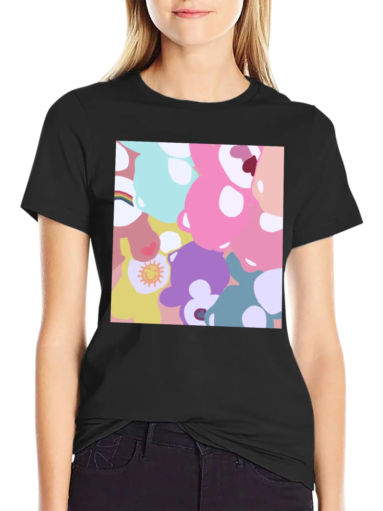 Care Bears Unisex Short Sleeve Soft Cotton T-Shirt – Casual Everyday Wear