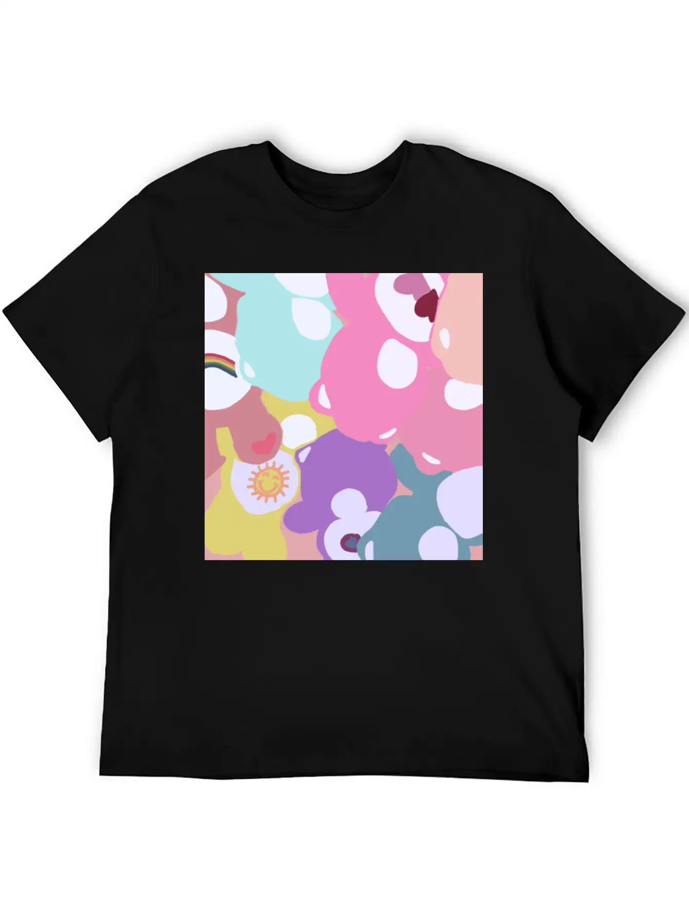 Care Bears Unisex Short Sleeve Soft Cotton T-Shirt – Casual Everyday Wear