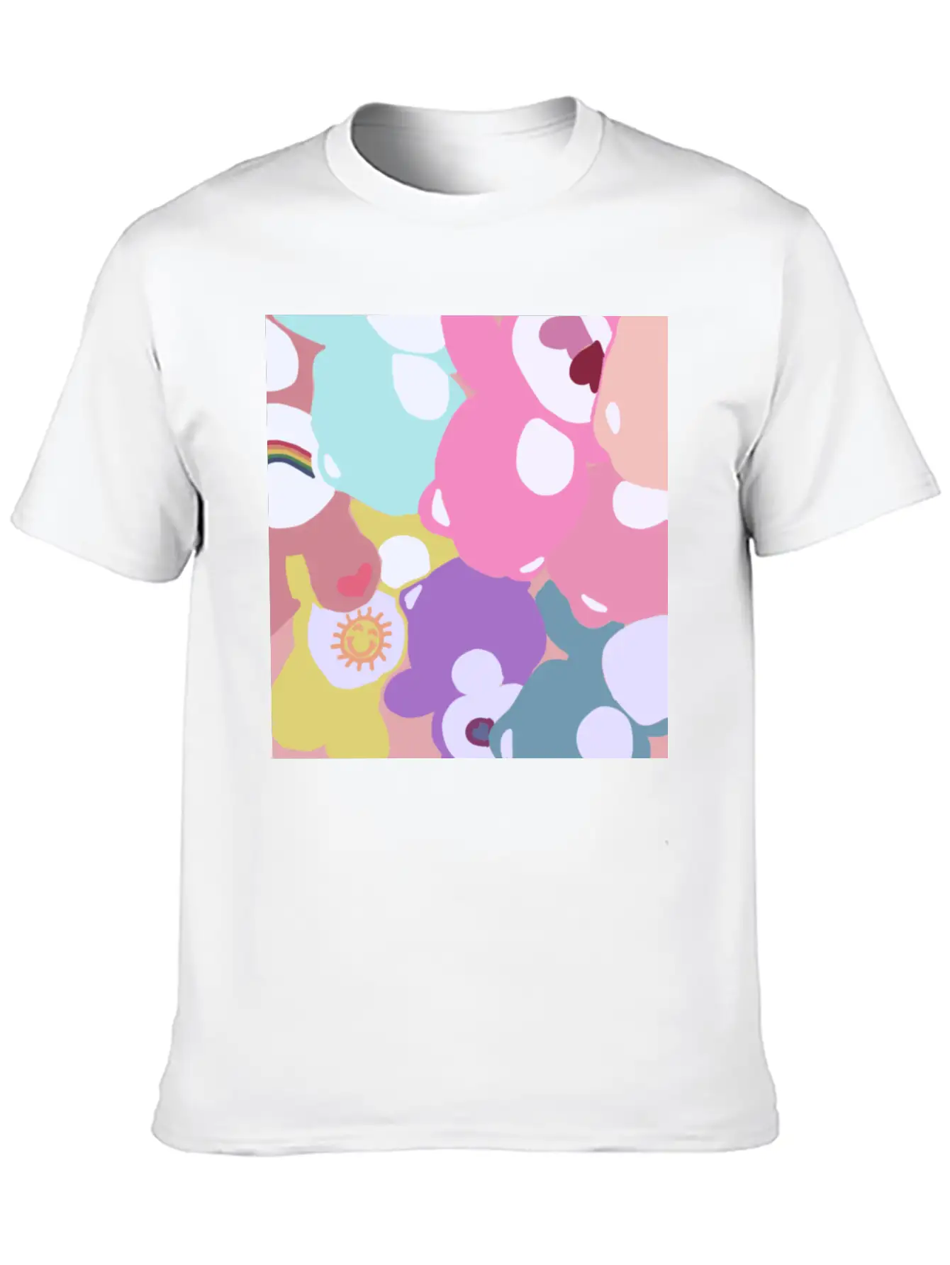 Care Bears Unisex Short Sleeve Soft Cotton T-Shirt – Casual Everyday Wear