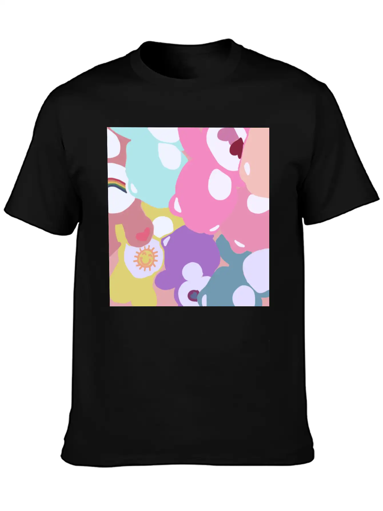 Care Bears Unisex Short Sleeve Soft Cotton T-Shirt – Casual Everyday Wear
