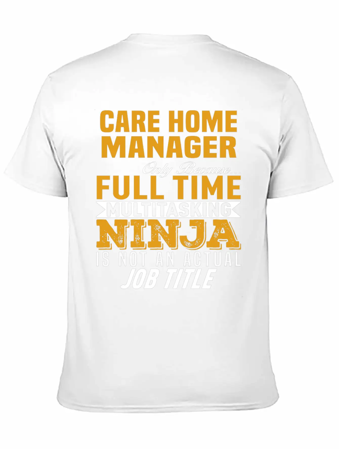Care Home Manager Essential Unisex Summer Tee – Soft Cotton Casual Fit