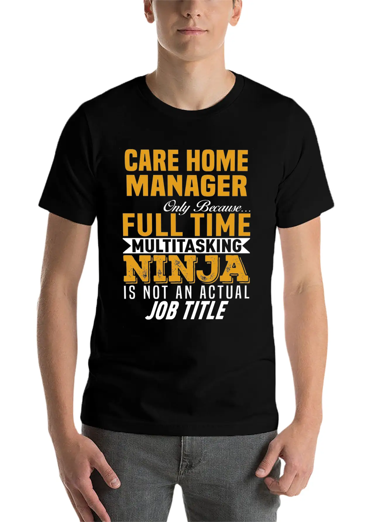 Care Home Manager Essential Unisex Summer Tee – Soft Cotton Casual Fit