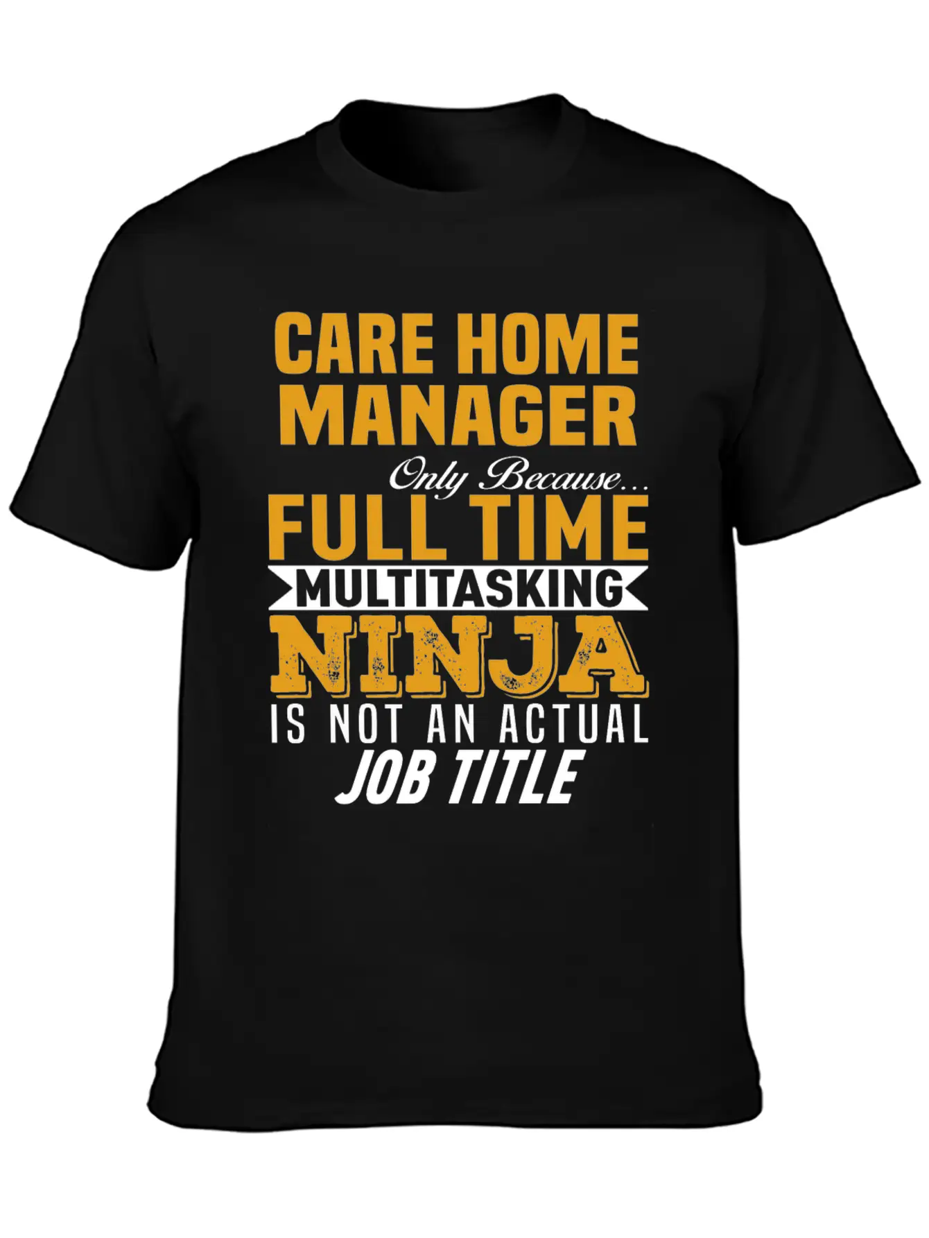 Care Home Manager Essential Unisex Summer Tee – Soft Cotton Casual Fit