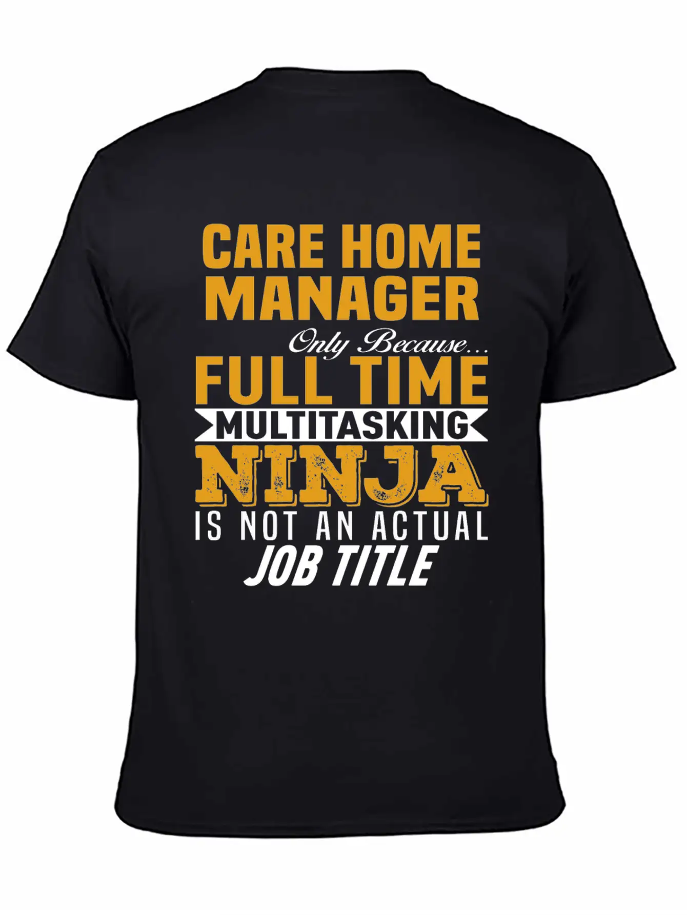 Care Home Manager Essential Unisex Summer Tee – Soft Cotton Casual Fit
