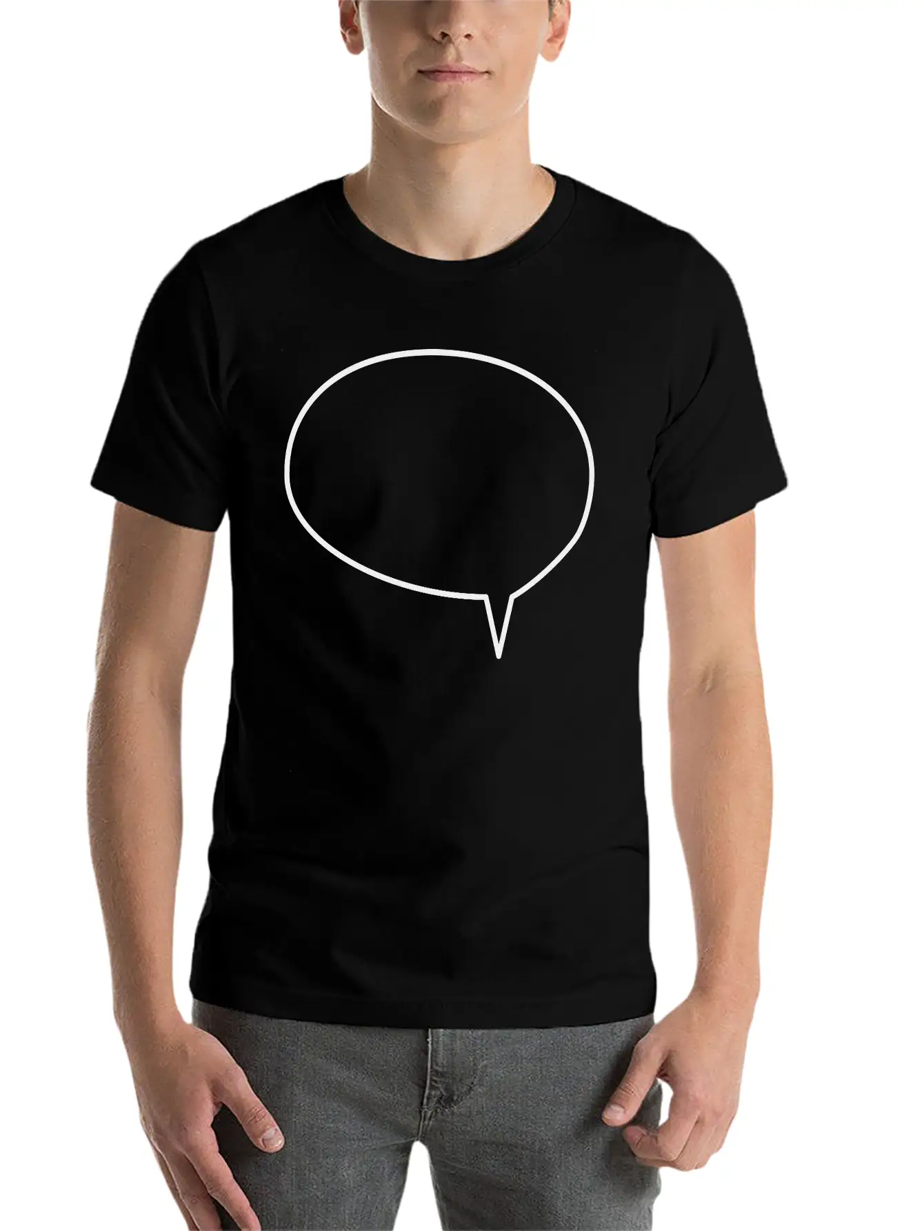 Cartoon Balloon Unisex Short Sleeve Soft Cotton T-Shirt – Casual Everyday Wear