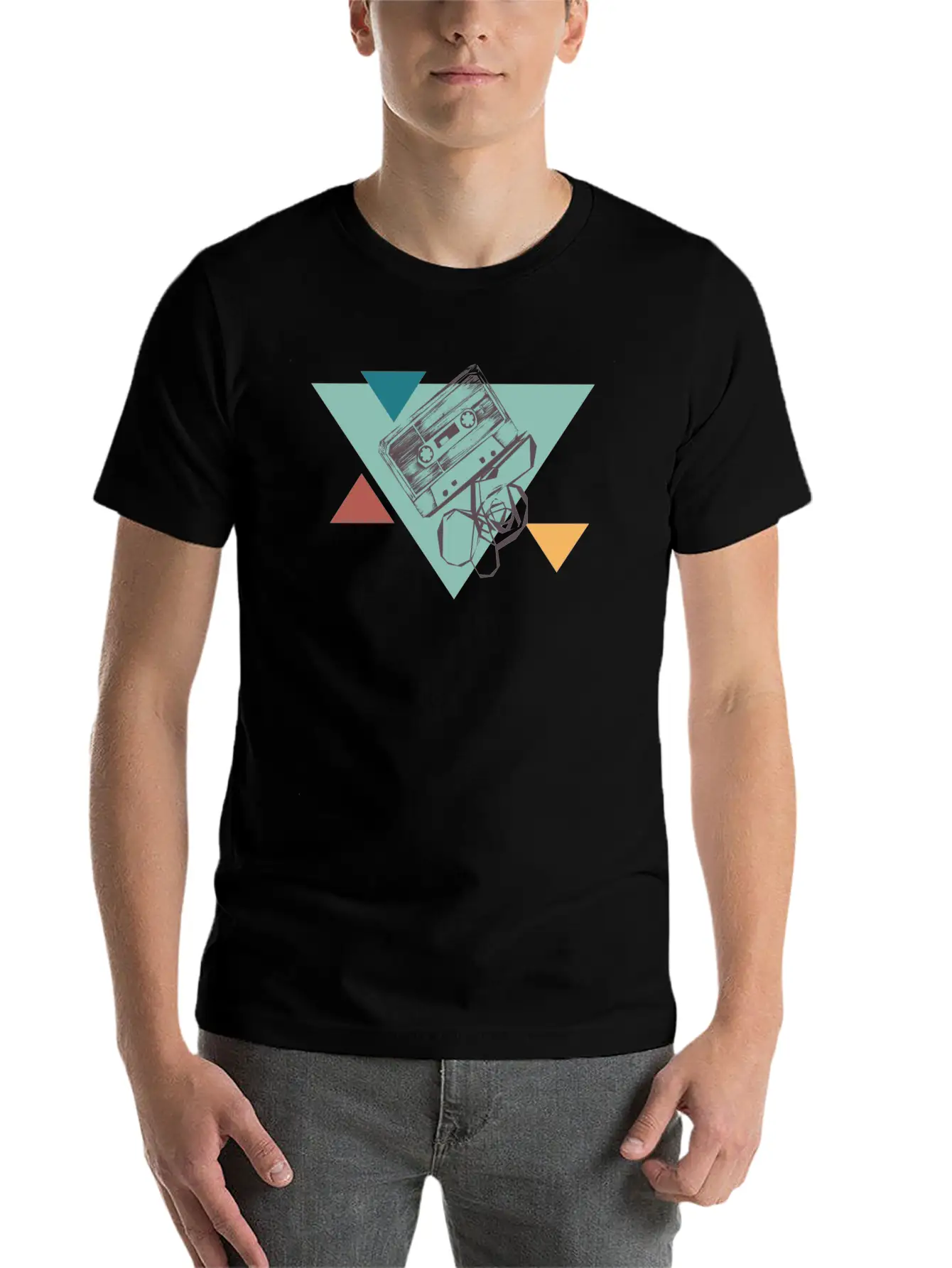 Cassette Tape Essential Unisex Summer Tee – Soft Cotton Casual Fit