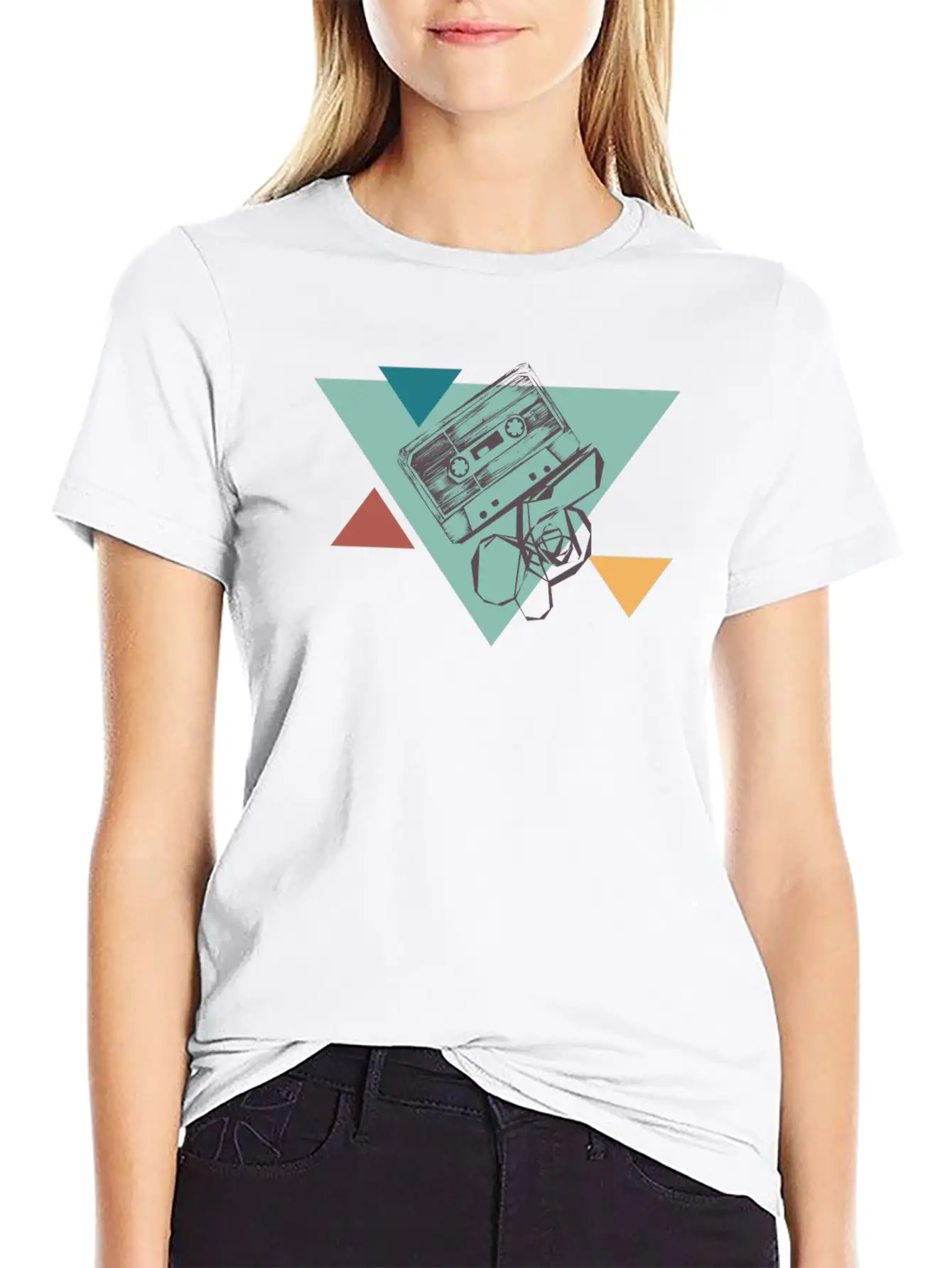 Cassette Tape Essential Unisex Summer Tee – Soft Cotton Casual Fit