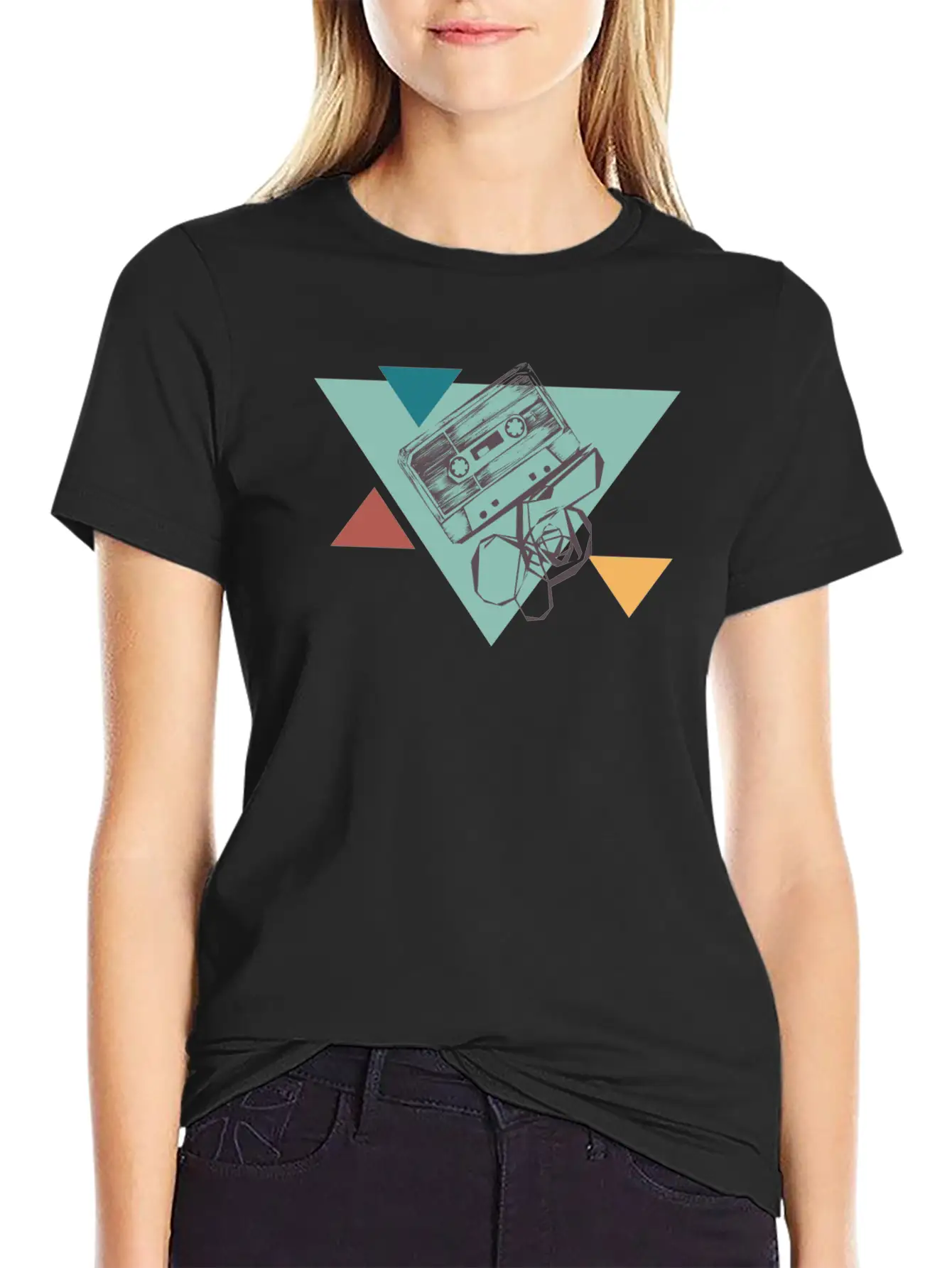Cassette Tape Essential Unisex Summer Tee – Soft Cotton Casual Fit
