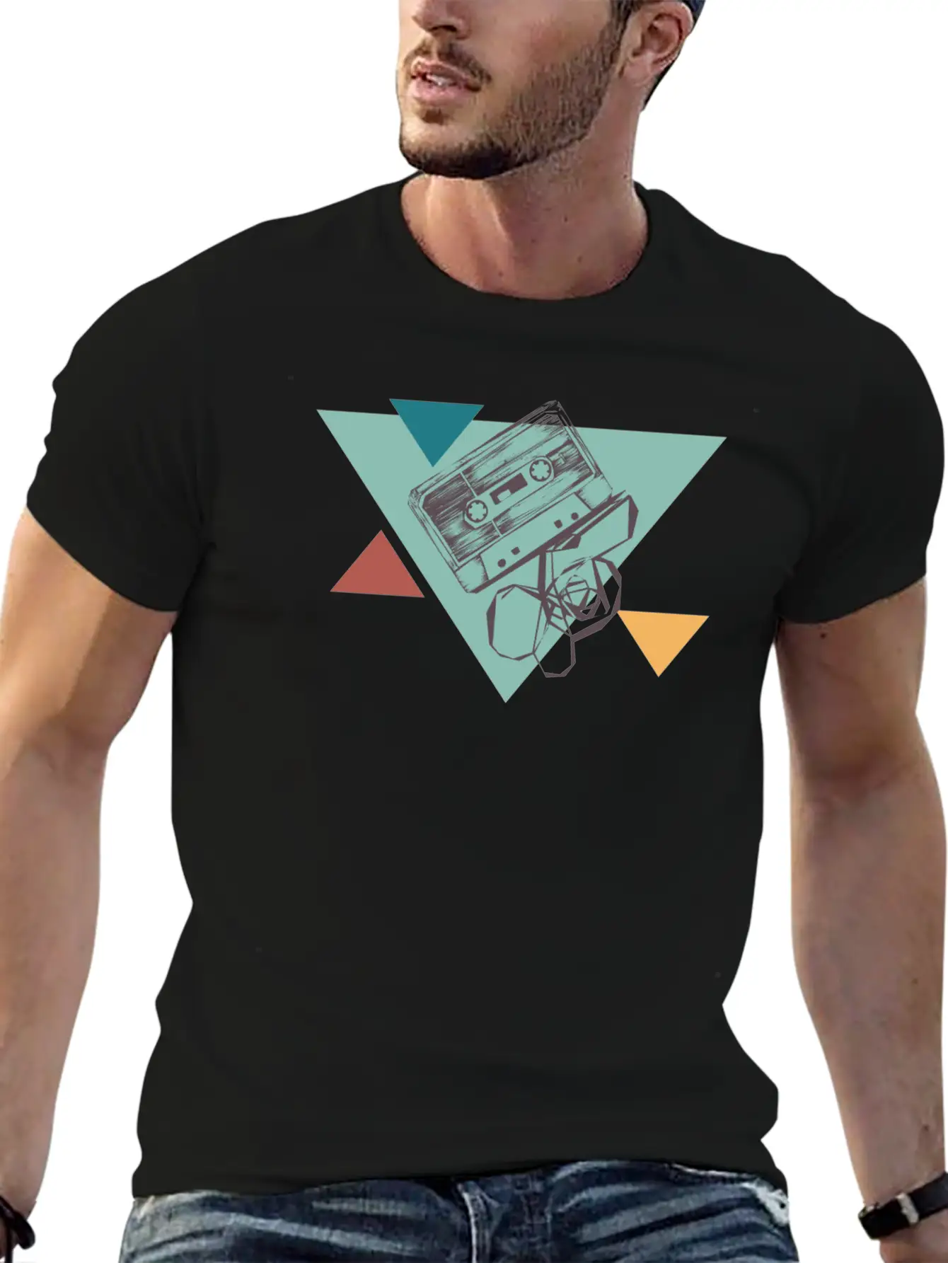 Cassette Tape Essential Unisex Summer Tee – Soft Cotton Casual Fit