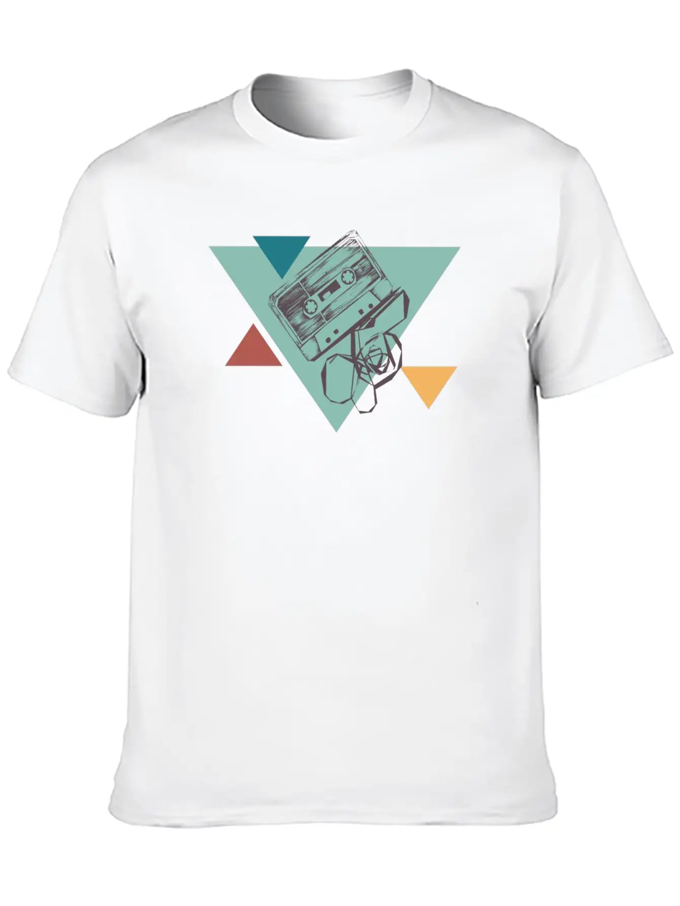 Cassette Tape Essential Unisex Summer Tee – Soft Cotton Casual Fit