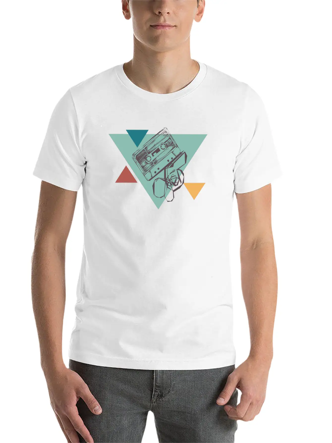 Cassette Tape Essential Unisex Summer Tee – Soft Cotton Casual Fit