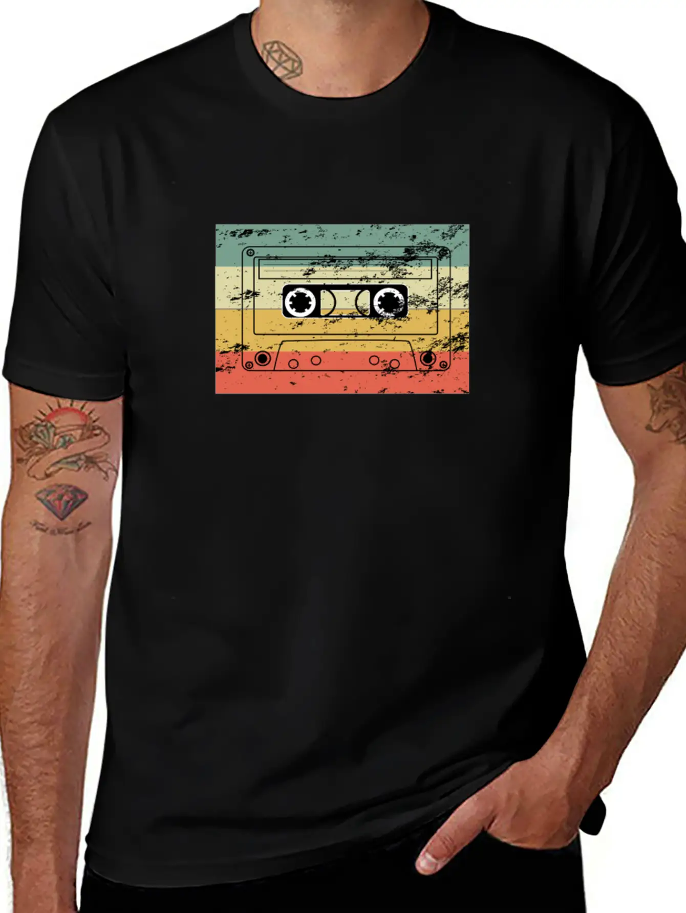Cassette Unisex Casual T-Shirt – Clean Design For Daily Comfort