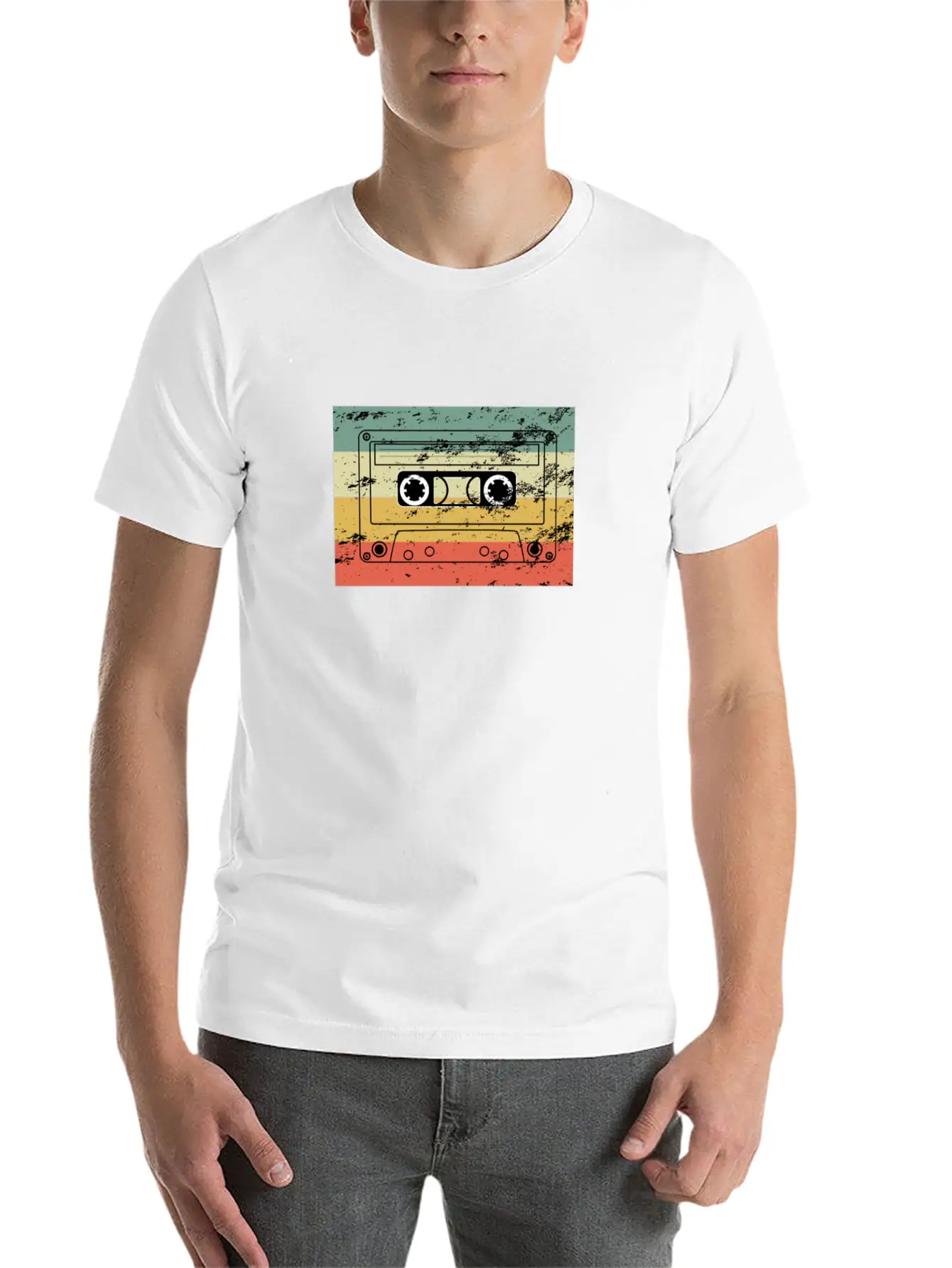 Cassette Unisex Casual T-Shirt – Clean Design For Daily Comfort