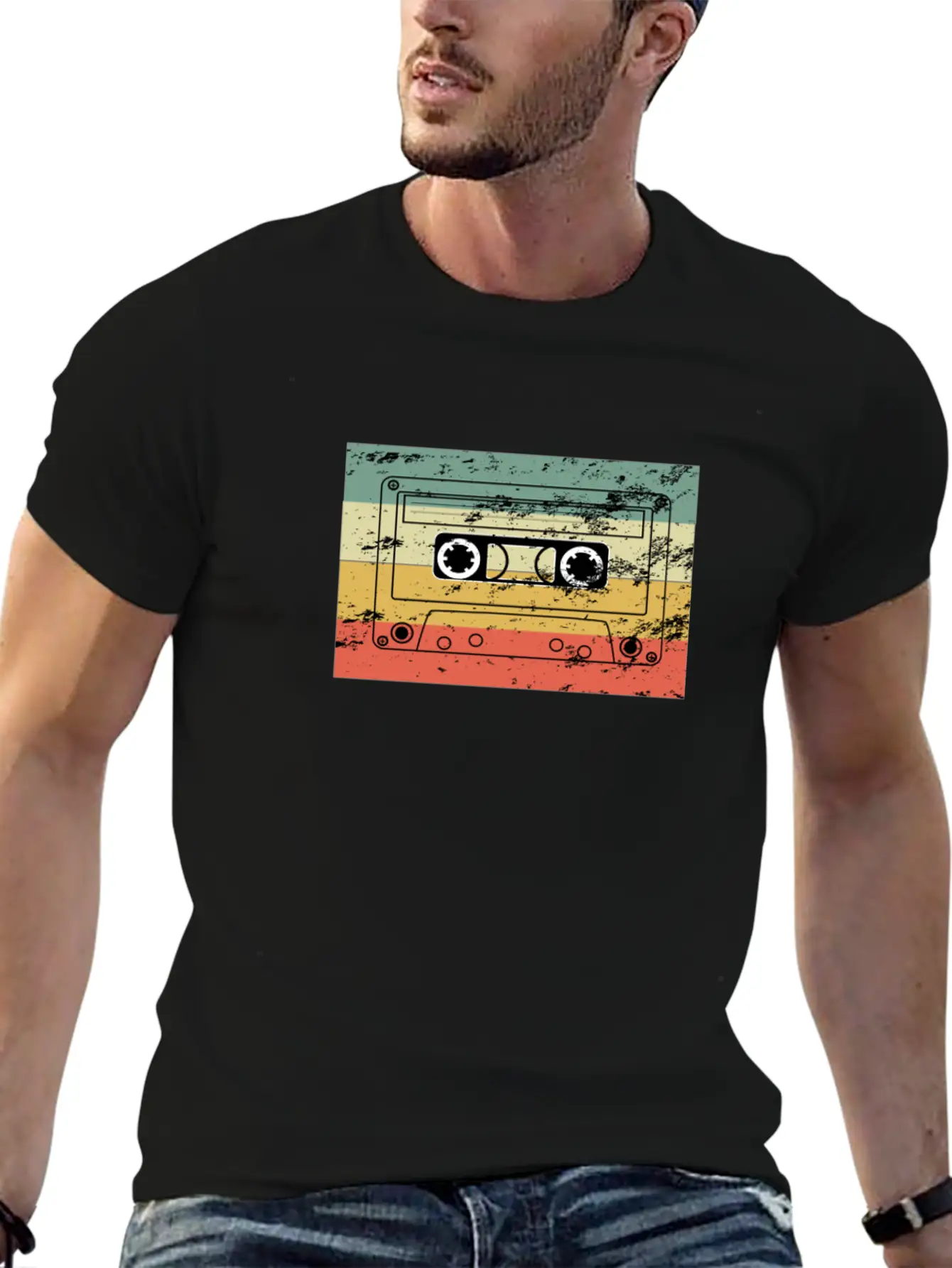 Cassette Unisex Casual T-Shirt – Clean Design For Daily Comfort