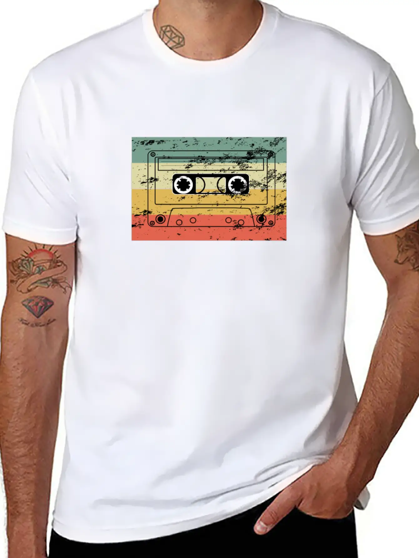 Cassette Unisex Casual T-Shirt – Clean Design For Daily Comfort