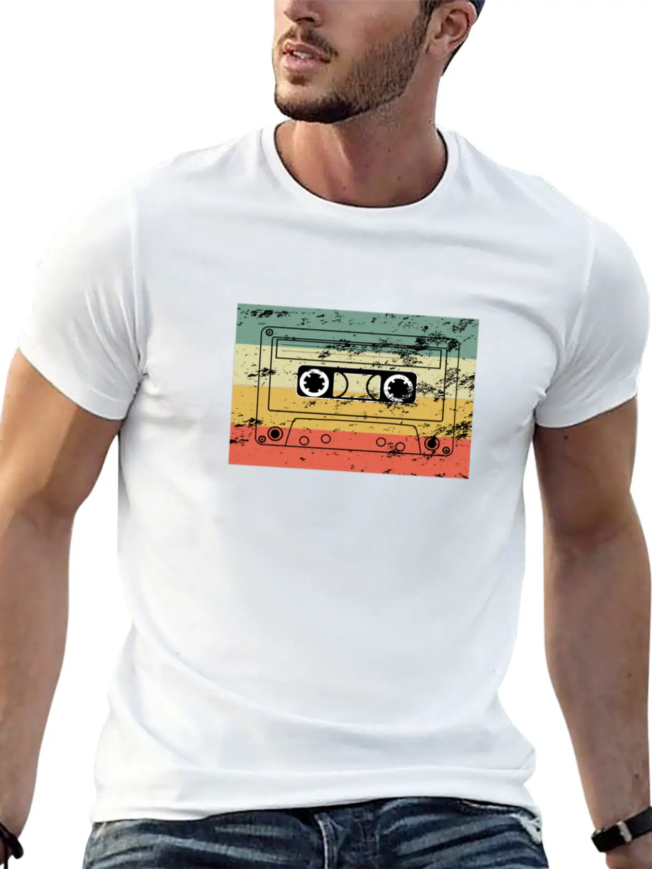Cassette Unisex Casual T-Shirt – Clean Design For Daily Comfort