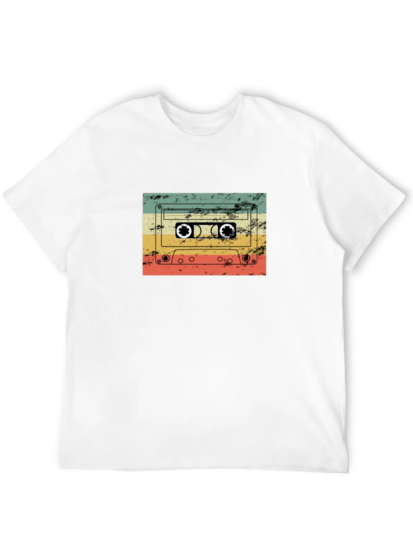 Cassette Unisex Casual T-Shirt – Clean Design For Daily Comfort