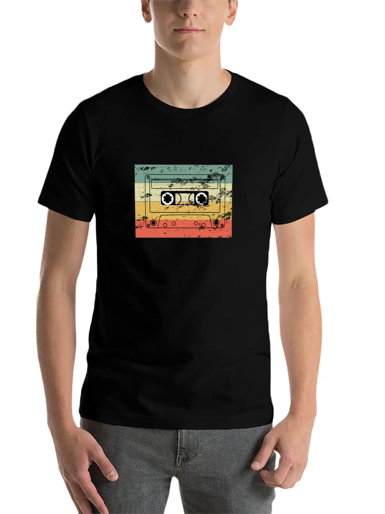 Cassette Unisex Casual T-Shirt – Clean Design For Daily Comfort