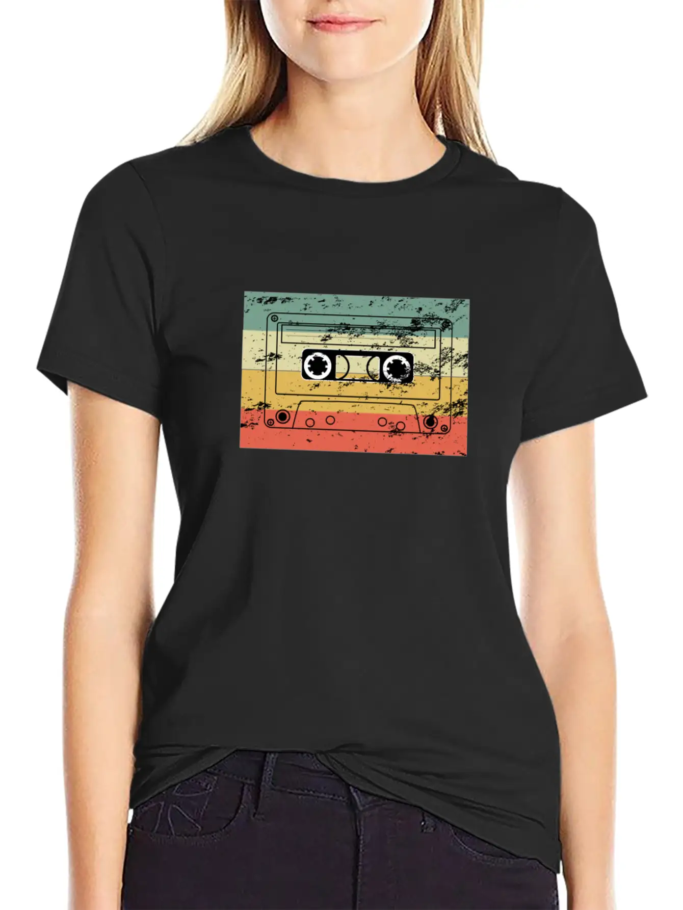 Cassette Unisex Casual T-Shirt – Clean Design For Daily Comfort