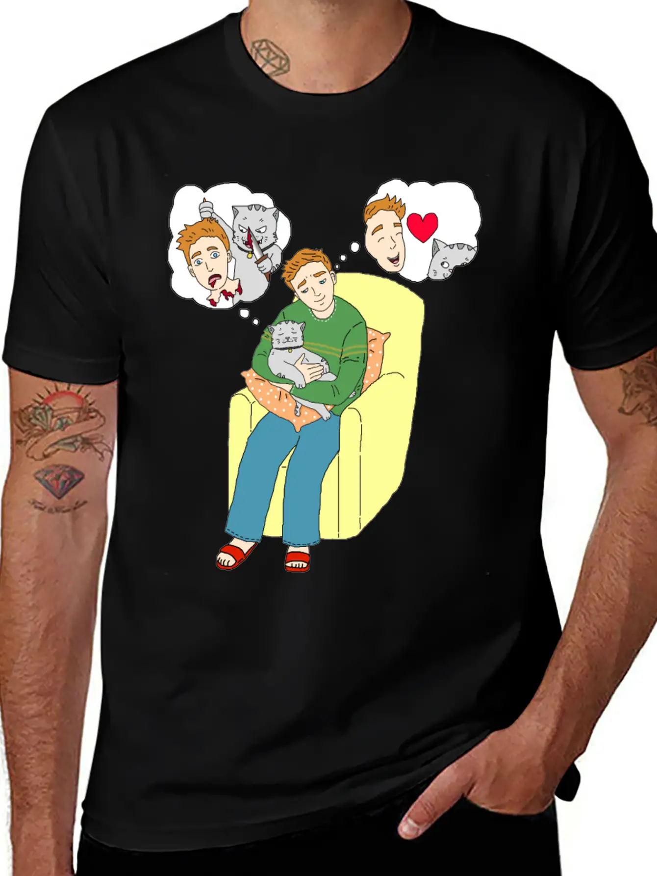 Cat Catowner Love Kill Gift Shirt Stylish Everyday T-Shirt – Unisex Basic Cotton Tee