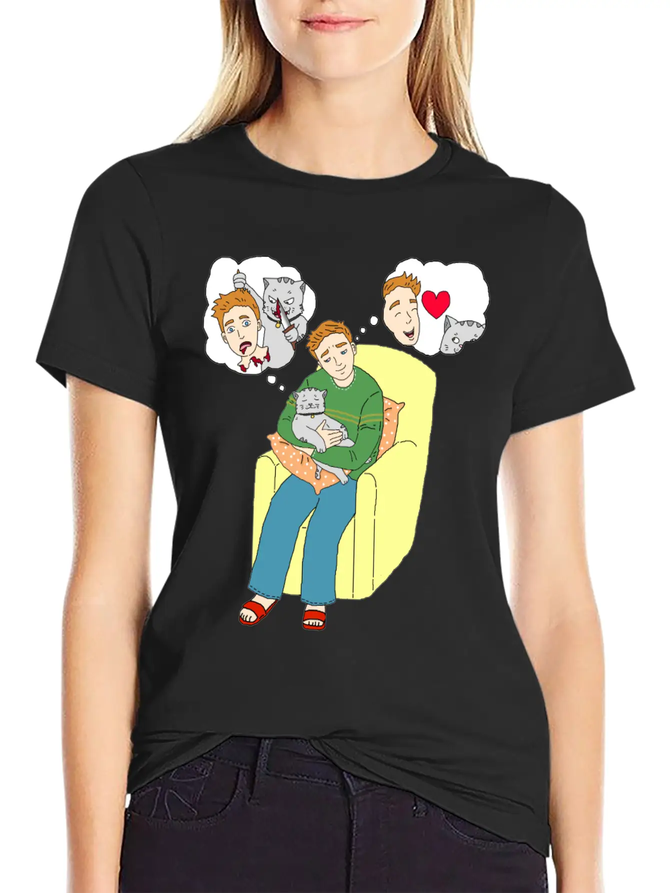 Cat Catowner Love Kill Gift Shirt Stylish Everyday T-Shirt – Unisex Basic Cotton Tee