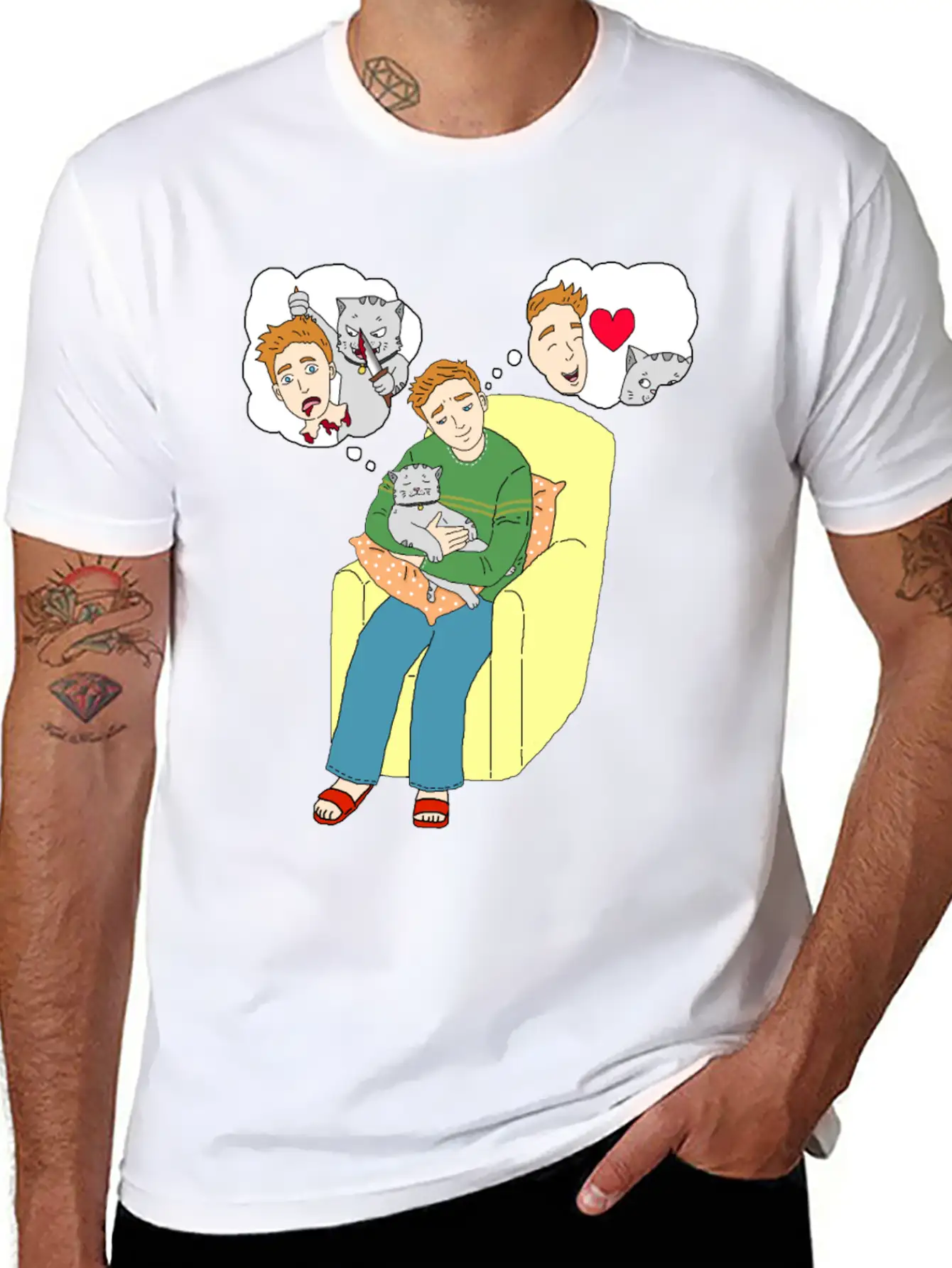 Cat Catowner Love Kill Gift Shirt Stylish Everyday T-Shirt – Unisex Basic Cotton Tee