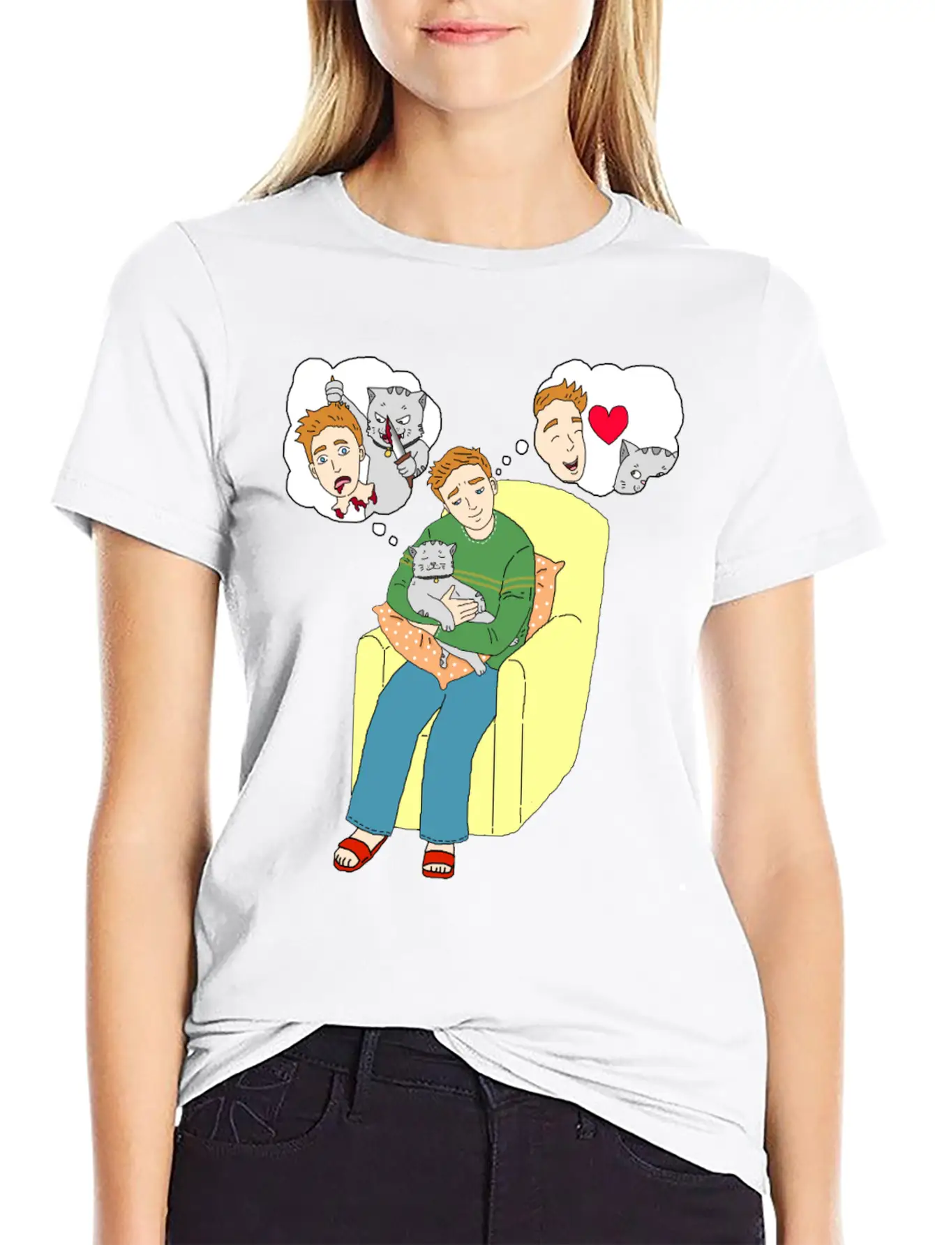 Cat Catowner Love Kill Gift Shirt Stylish Everyday T-Shirt – Unisex Basic Cotton Tee
