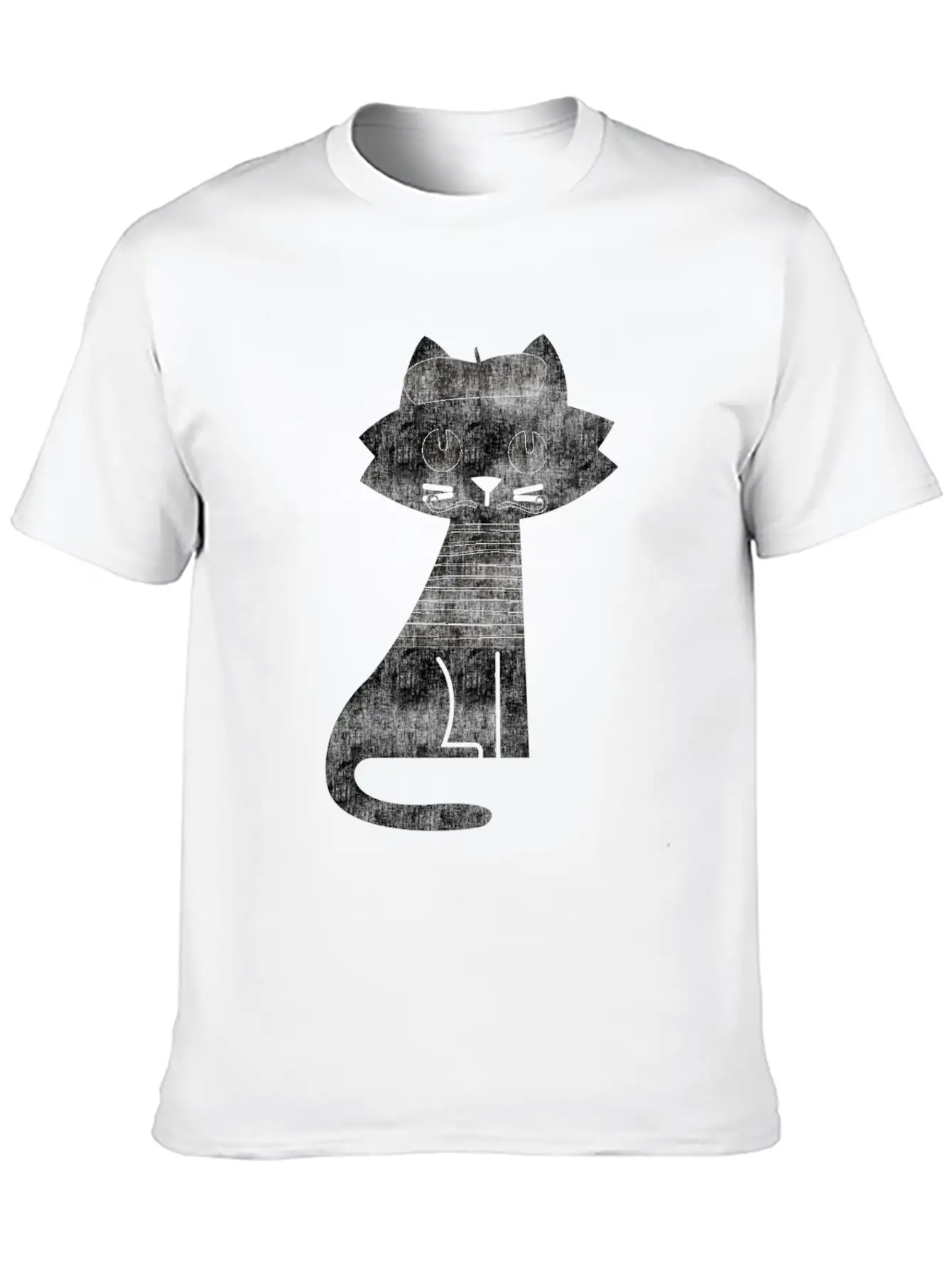 Cat From Paris Timeless Short Sleeve Tee – Comfy And Minimalist Design
