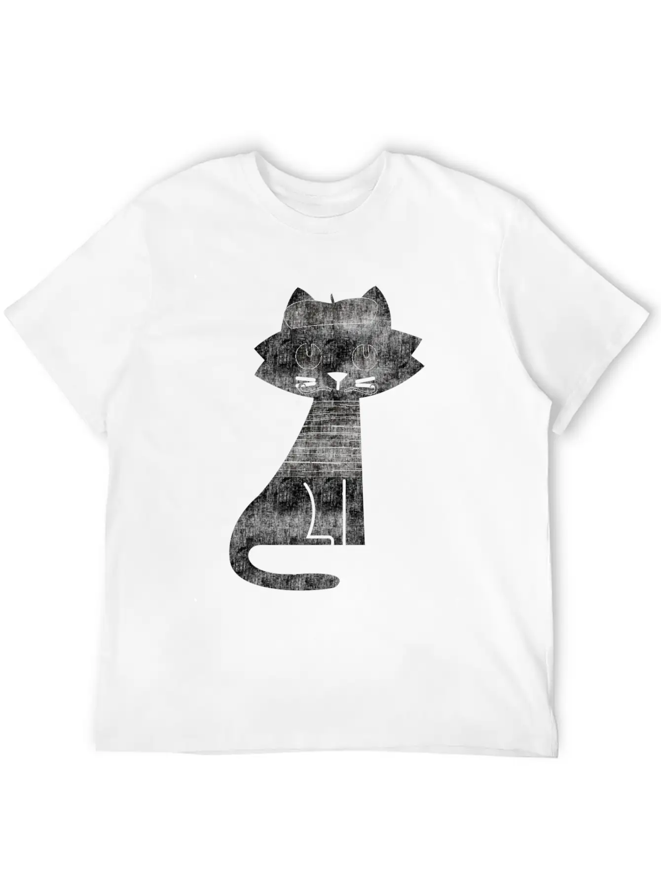 Cat From Paris Timeless Short Sleeve Tee – Comfy And Minimalist Design