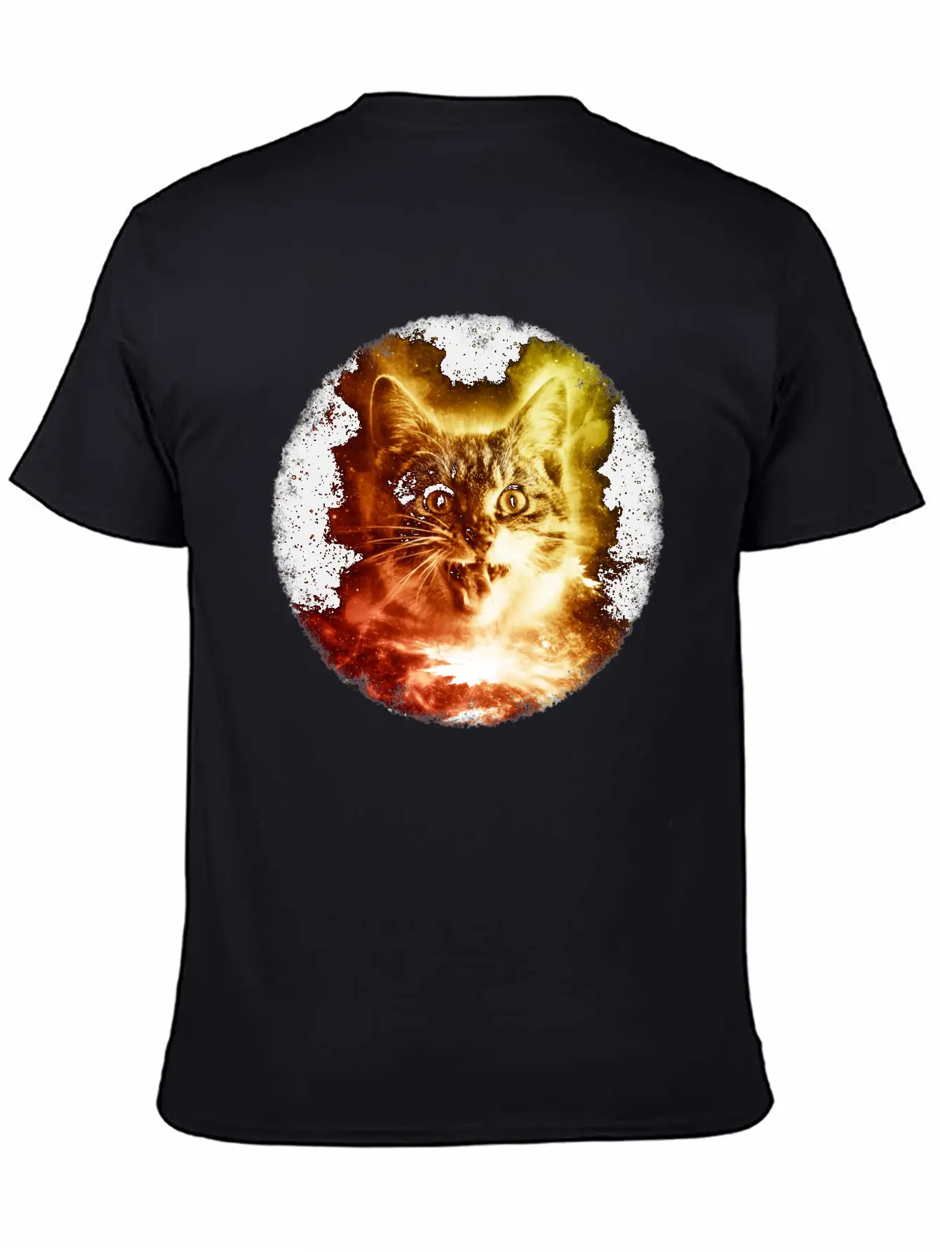 Cat In Space Shirt Cosmic Galaxy Sci Fi Retro Kitten T Shirt Comfortable Minimalist Graphic Tee – Summer Style Essential