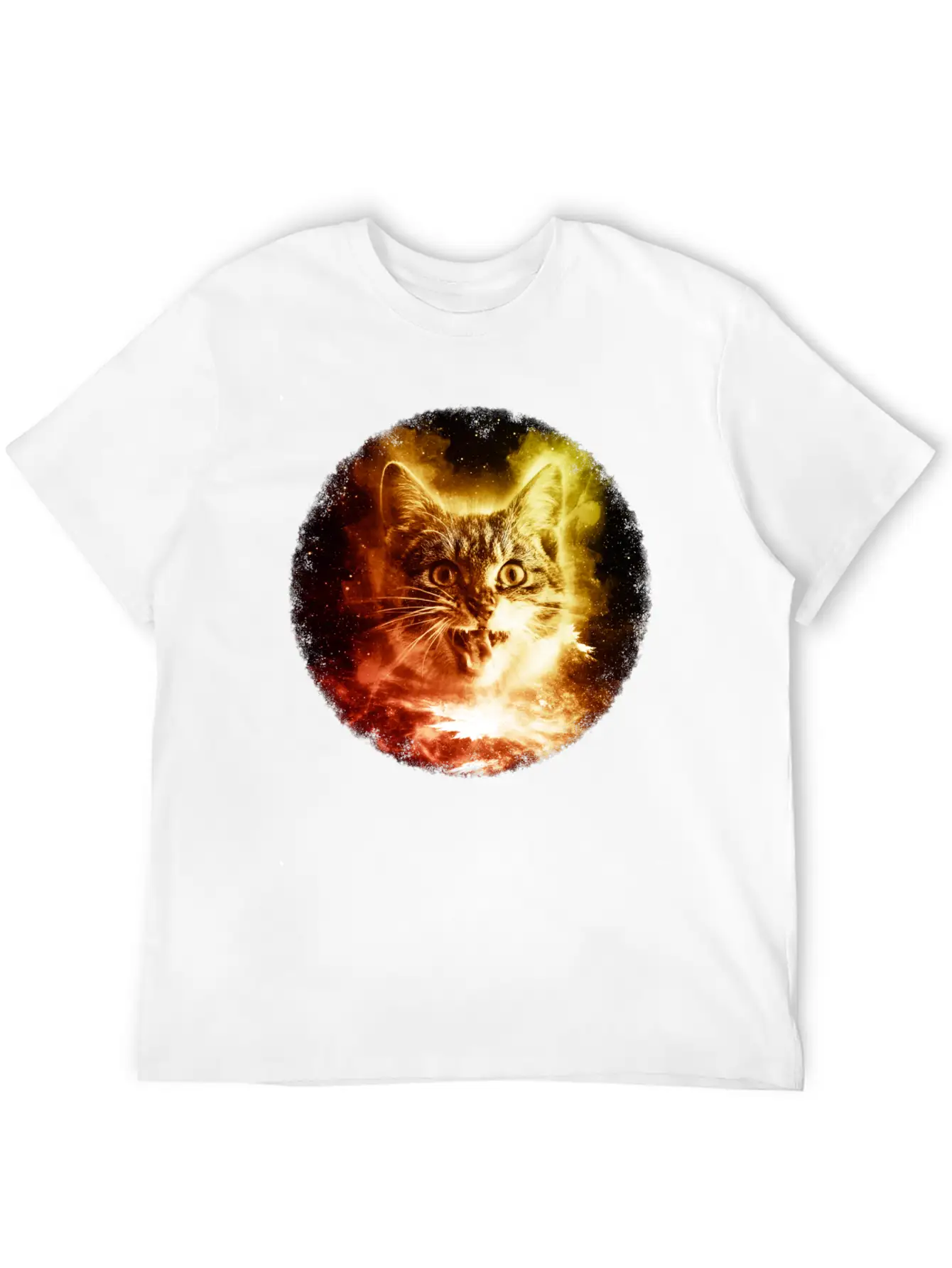 Cat In Space Shirt Cosmic Galaxy Sci Fi Retro Kitten T Shirt Comfortable Minimalist Graphic Tee – Summer Style Essential