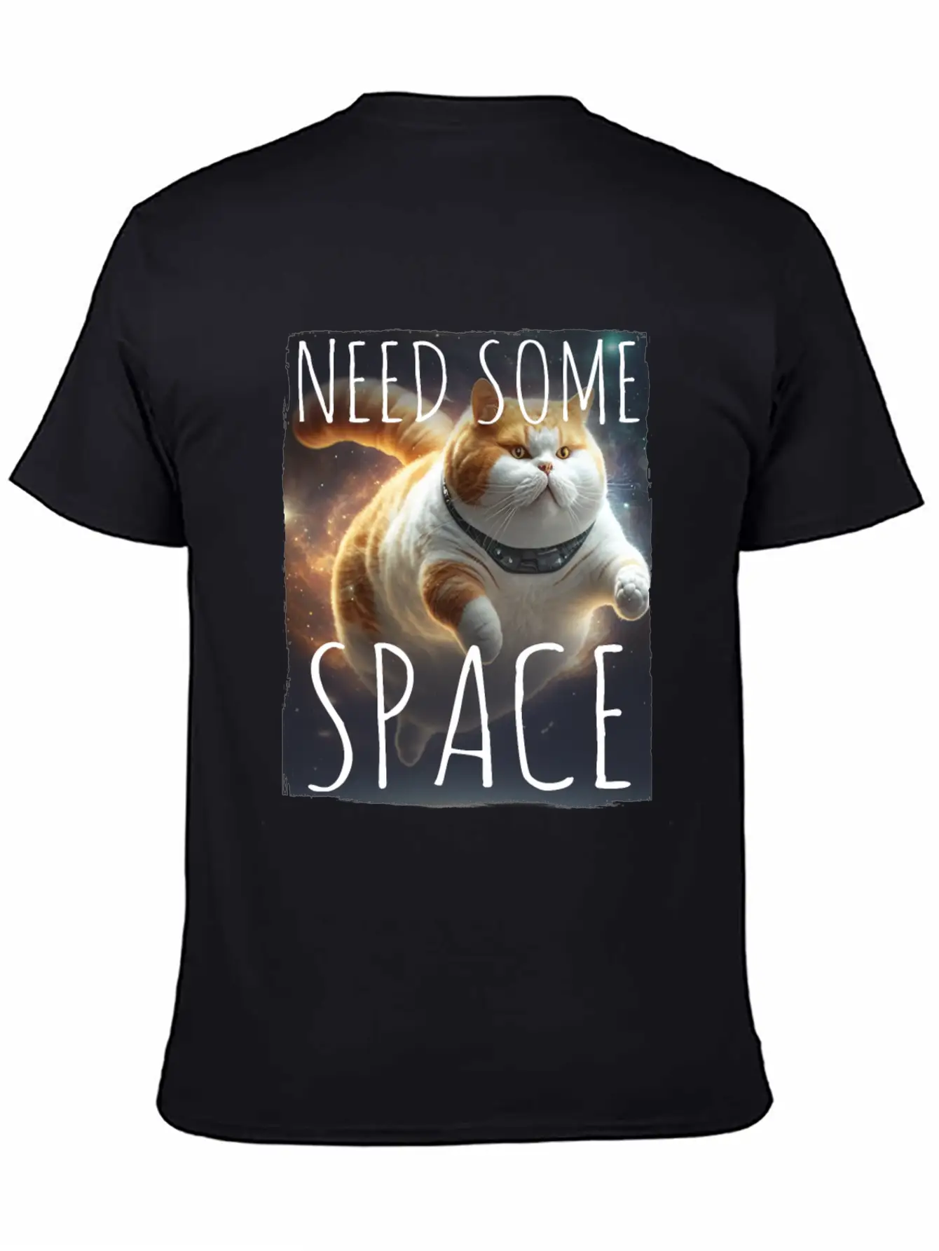 Cat Kitten Space Outer Space Atmosphere Universe Basic Graphic T-Shirt – Daily Comfort In Soft Cotton