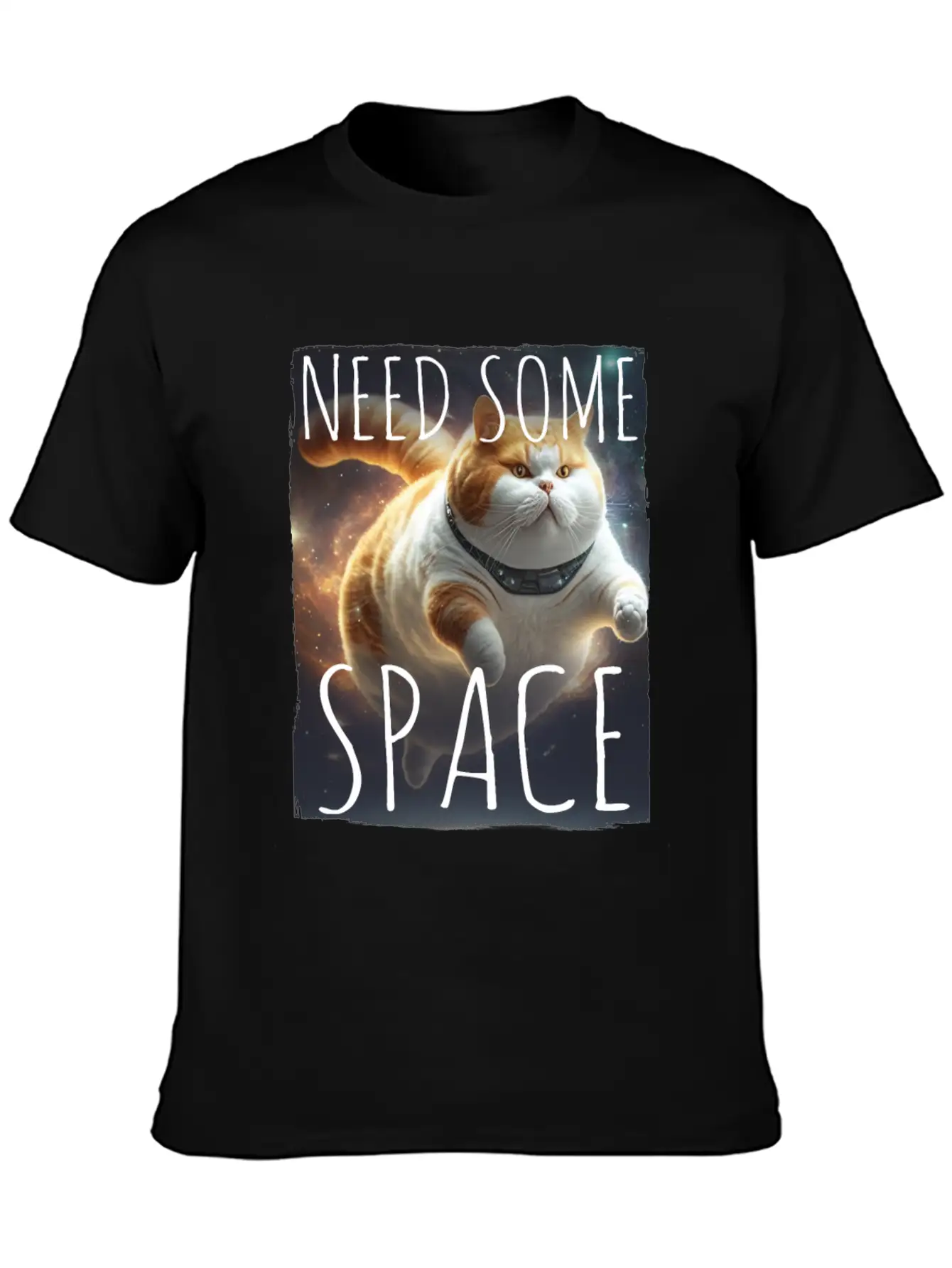 Cat Kitten Space Outer Space Atmosphere Universe Basic Graphic T-Shirt – Daily Comfort In Soft Cotton
