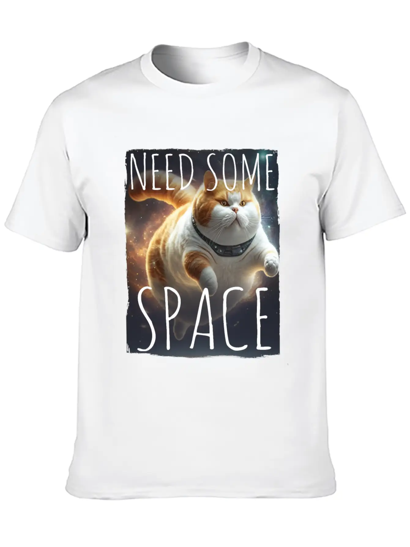 Cat Kitten Space Outer Space Atmosphere Universe Basic Graphic T-Shirt – Daily Comfort In Soft Cotton