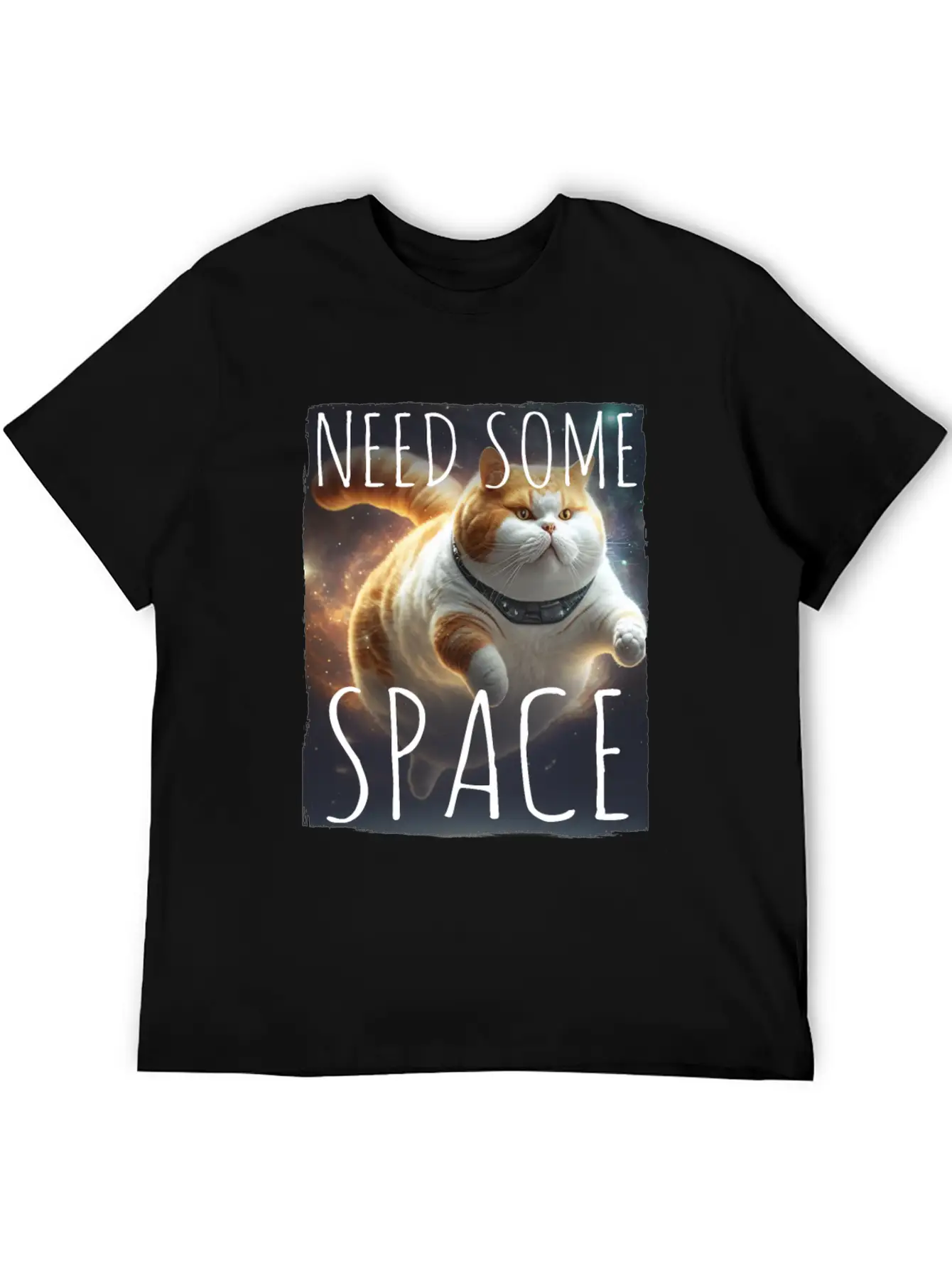 Cat Kitten Space Outer Space Atmosphere Universe Basic Graphic T-Shirt – Daily Comfort In Soft Cotton