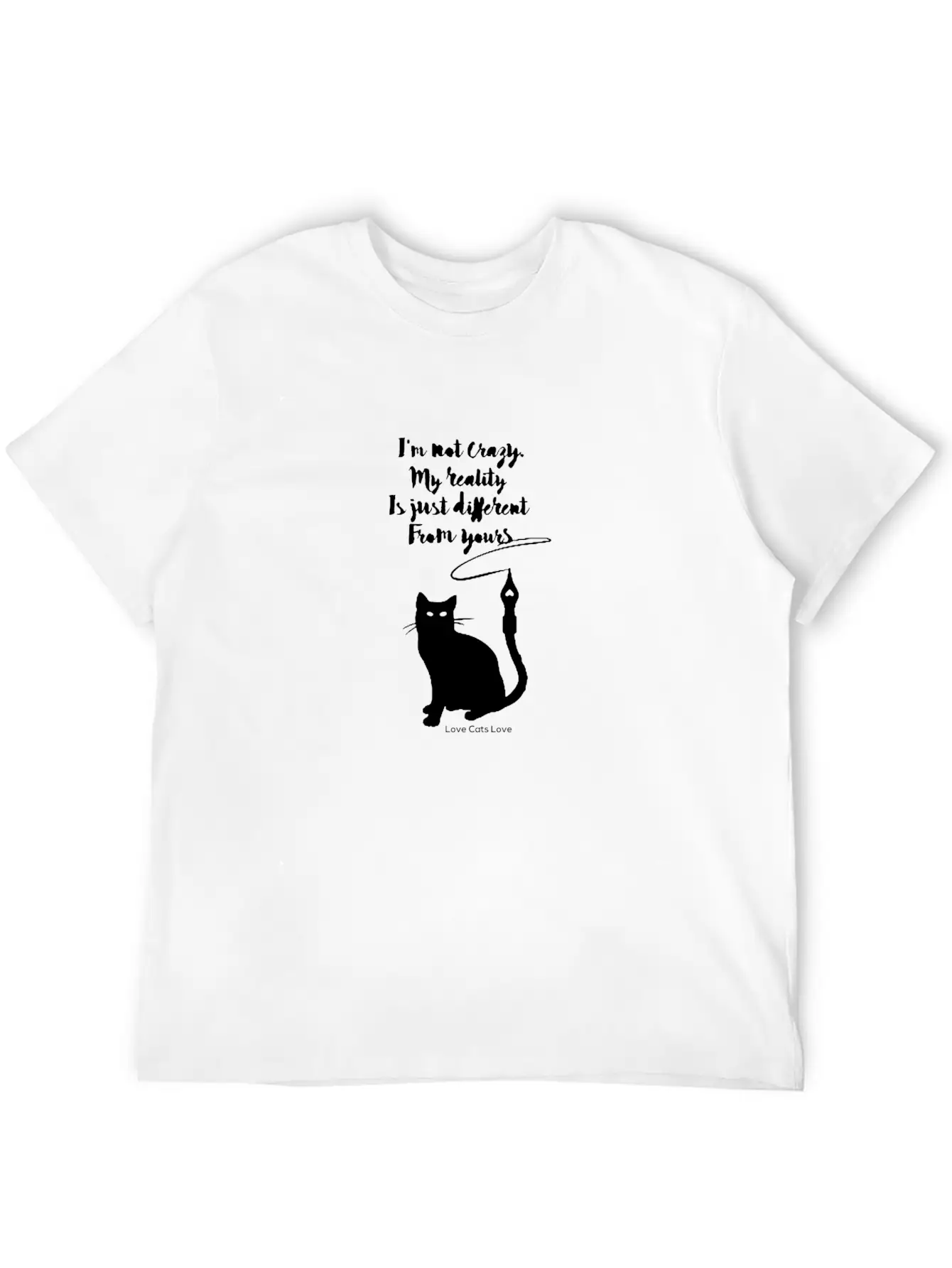 CAT LOVER OWNER FUNNY BIRTHDAY PRESENT SURPRISE Timeless Short Sleeve Tee – Comfy And Minimalist Design