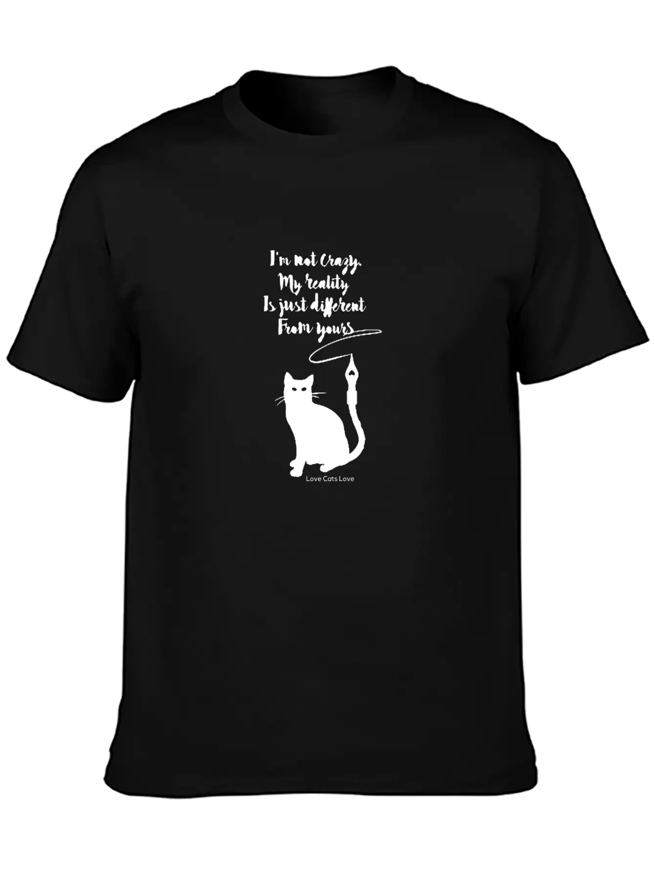 CAT LOVER OWNER FUNNY BIRTHDAY PRESENT SURPRISE Timeless Short Sleeve Tee – Comfy And Minimalist Design