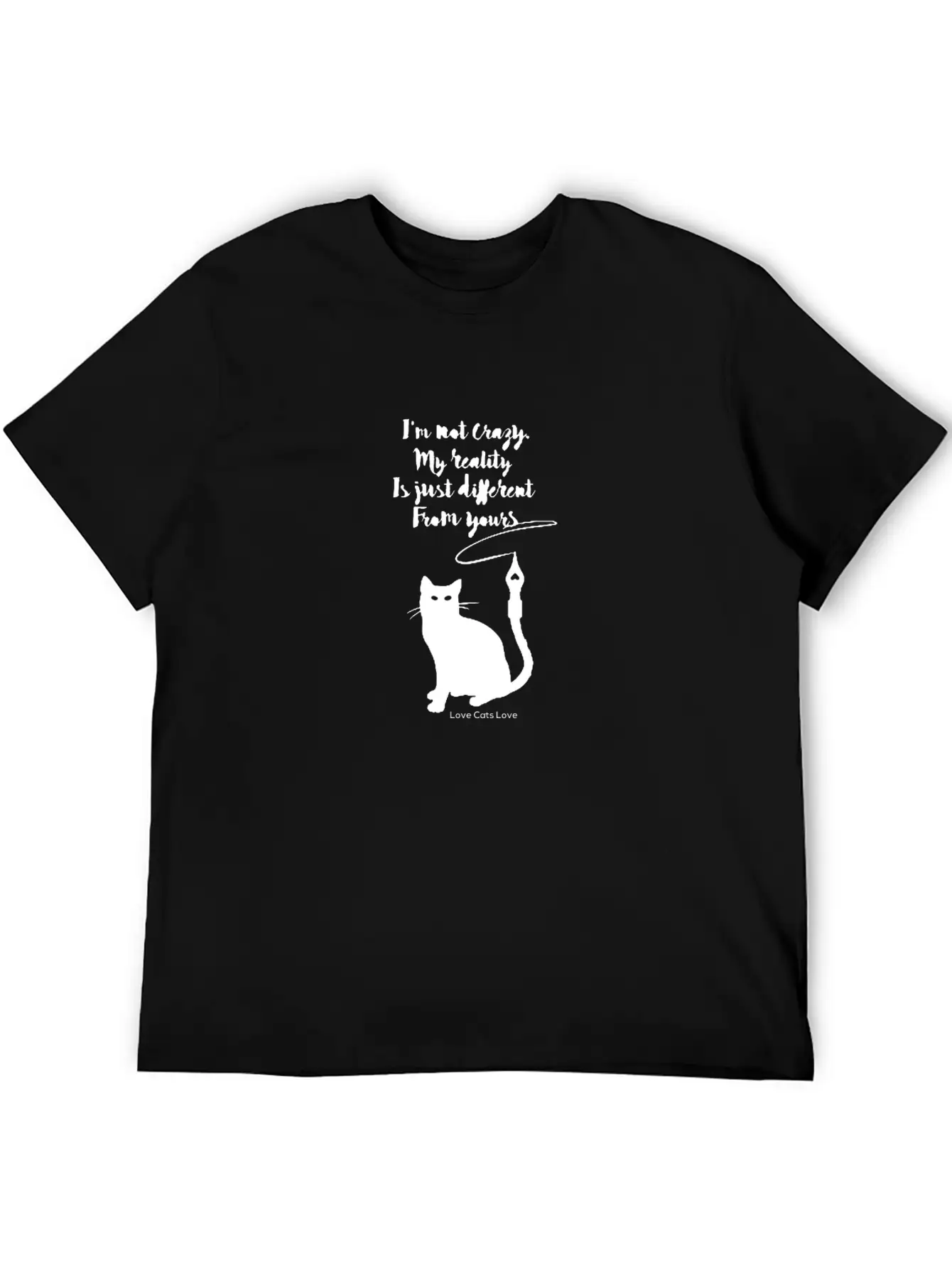 CAT LOVER OWNER FUNNY BIRTHDAY PRESENT SURPRISE Timeless Short Sleeve Tee – Comfy And Minimalist Design