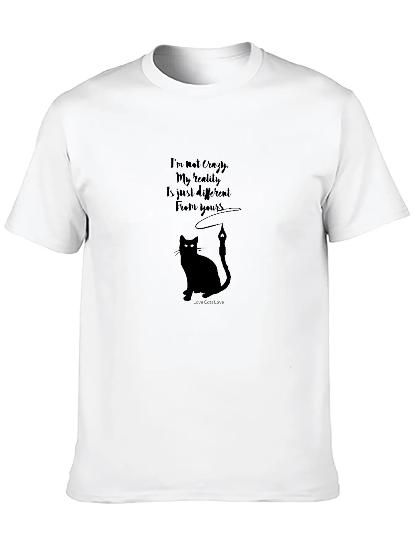 CAT LOVER OWNER FUNNY BIRTHDAY PRESENT SURPRISE Timeless Short Sleeve Tee – Comfy And Minimalist Design