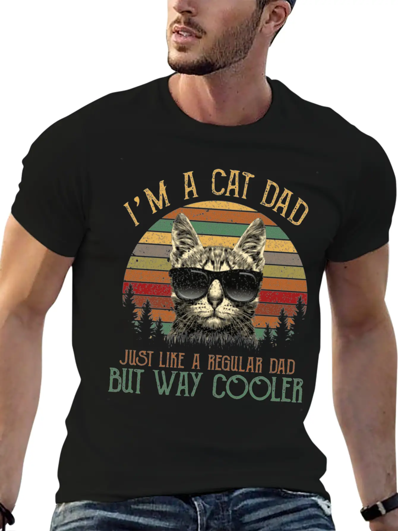 Cat Lovers/Cat Lover Art/Cat Lover Clothing Unisex Casual T-Shirt – Clean Design For Daily Comfort