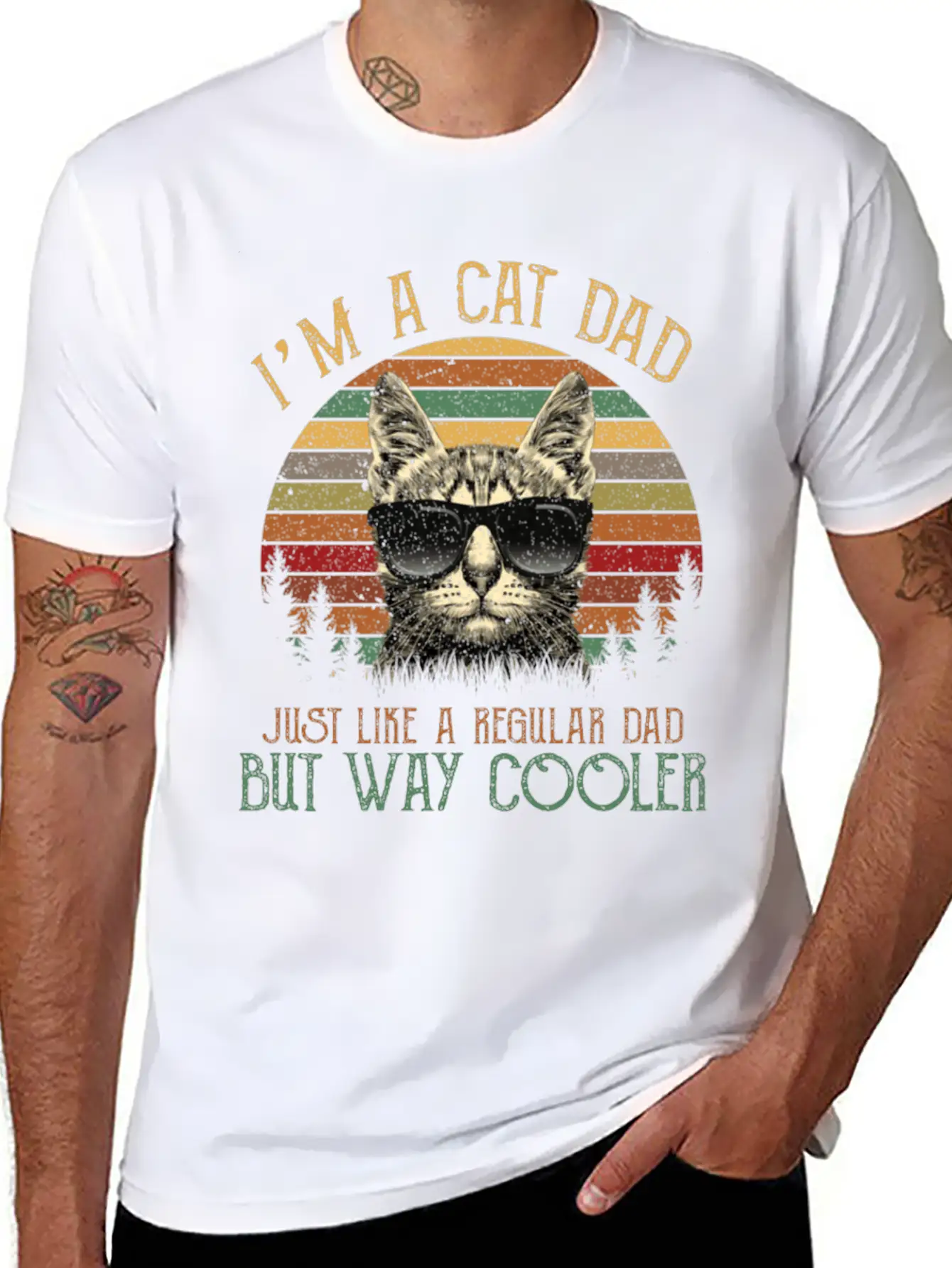 Cat Lovers/Cat Lover Art/Cat Lover Clothing Unisex Casual T-Shirt – Clean Design For Daily Comfort