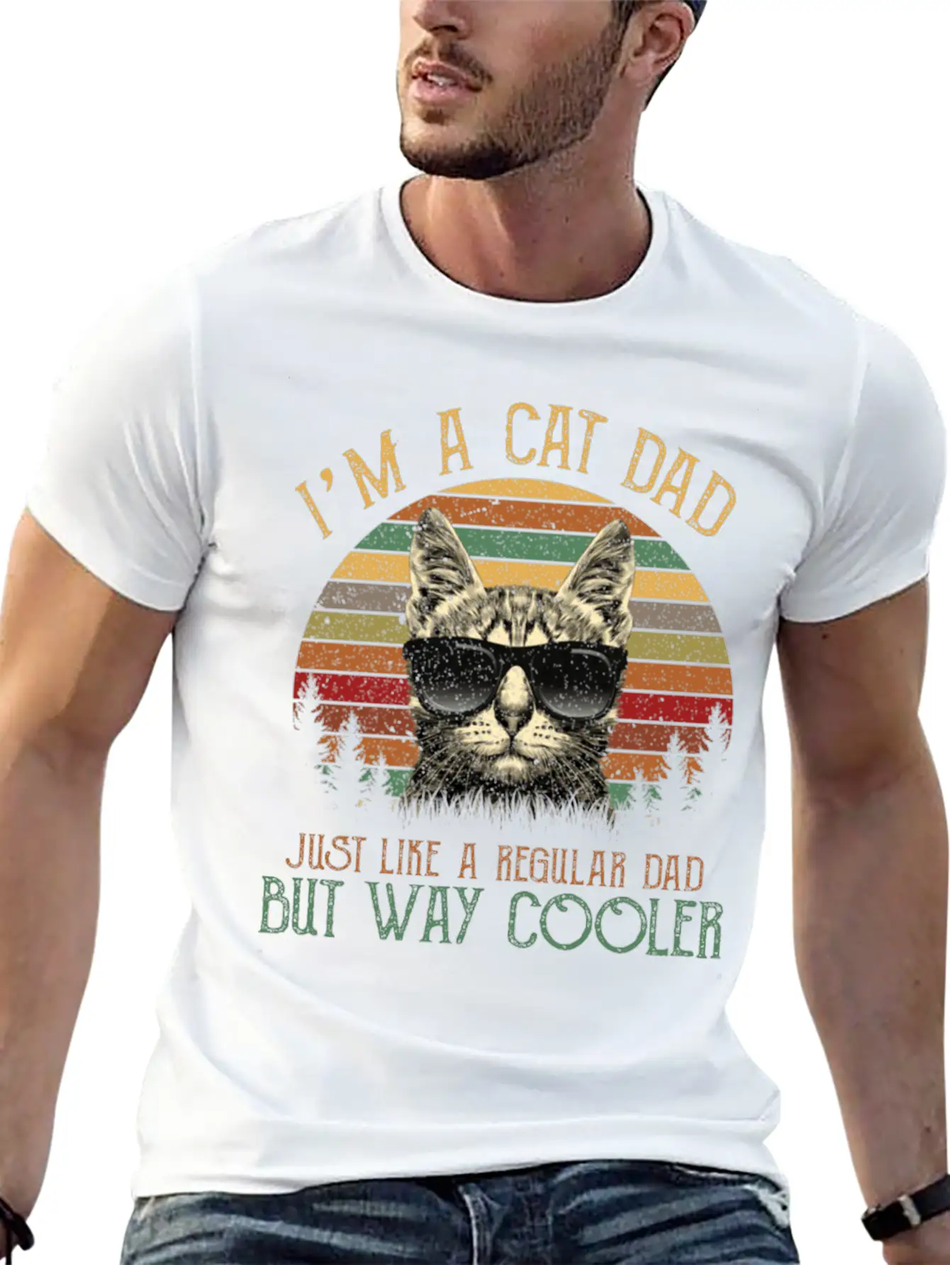 Cat Lovers/Cat Lover Art/Cat Lover Clothing Unisex Casual T-Shirt – Clean Design For Daily Comfort