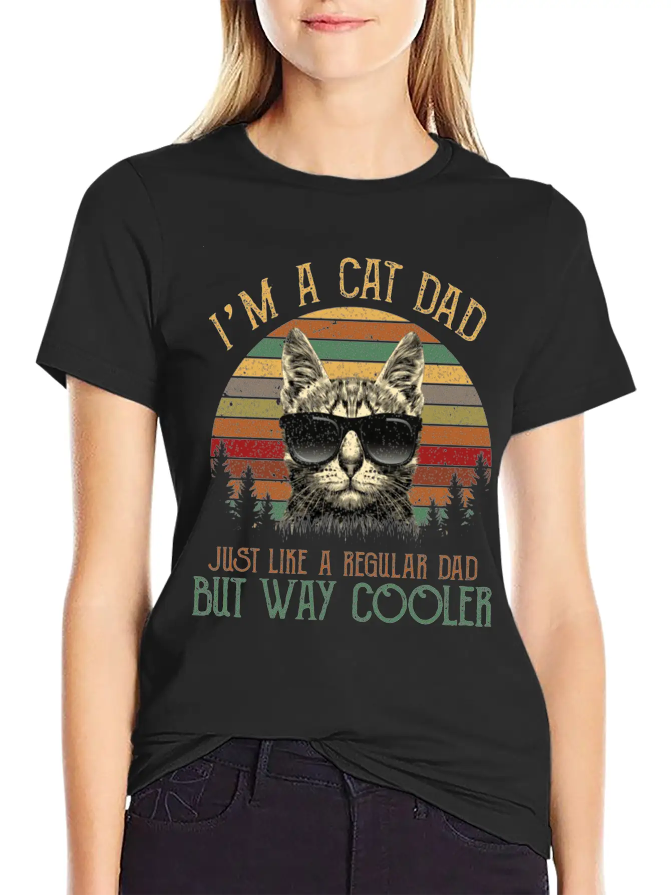 Cat Lovers/Cat Lover Art/Cat Lover Clothing Unisex Casual T-Shirt – Clean Design For Daily Comfort