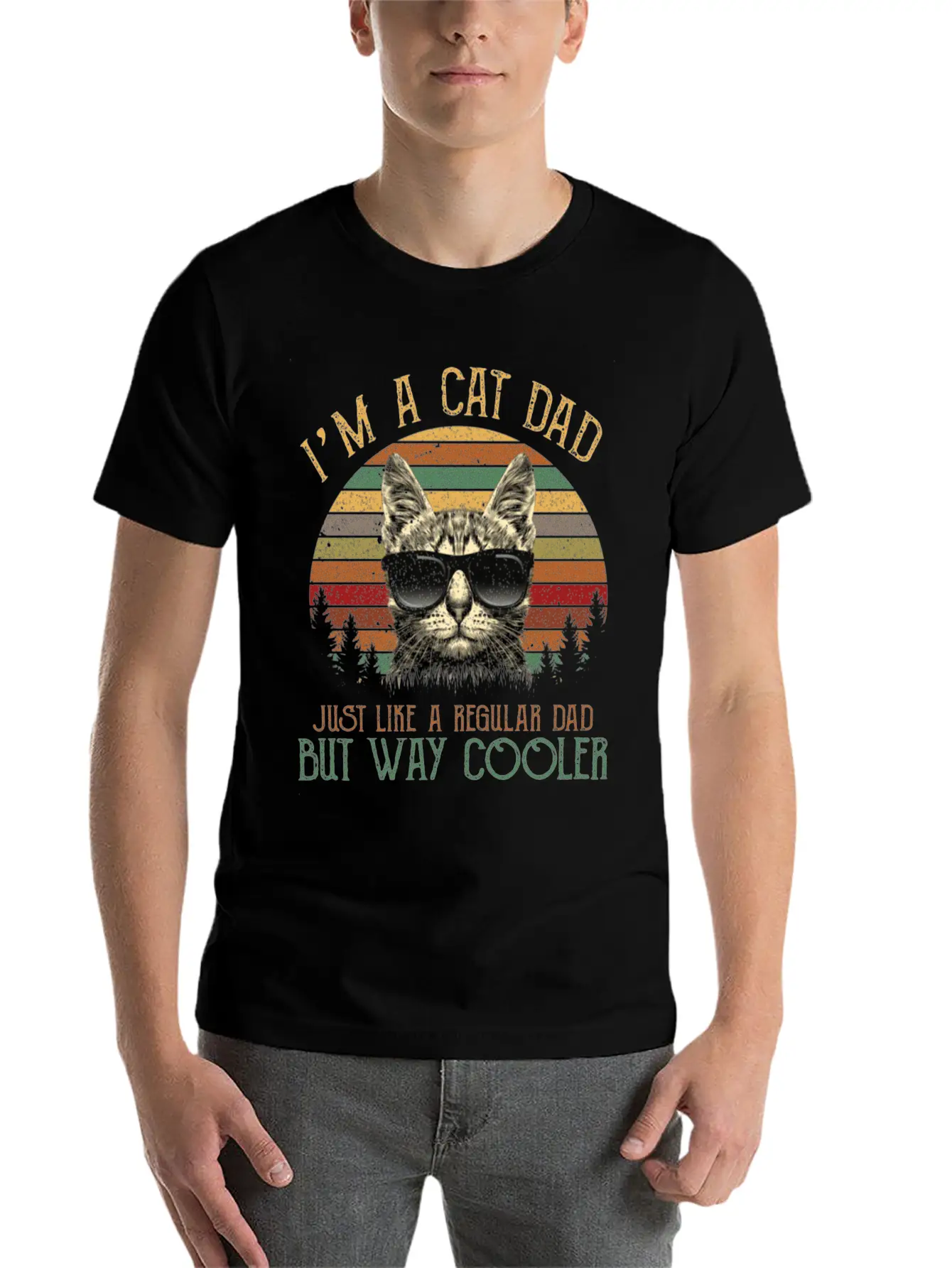 Cat Lovers/Cat Lover Art/Cat Lover Clothing Unisex Casual T-Shirt – Clean Design For Daily Comfort